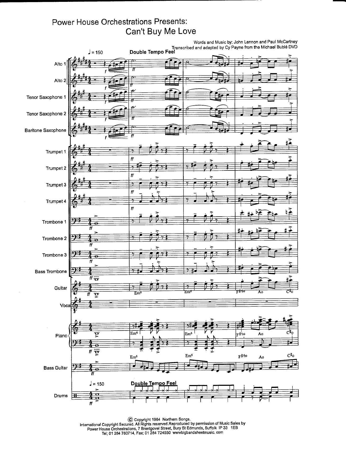 Can't Buy Me Love (Cy Payne) M.Buble — page 2