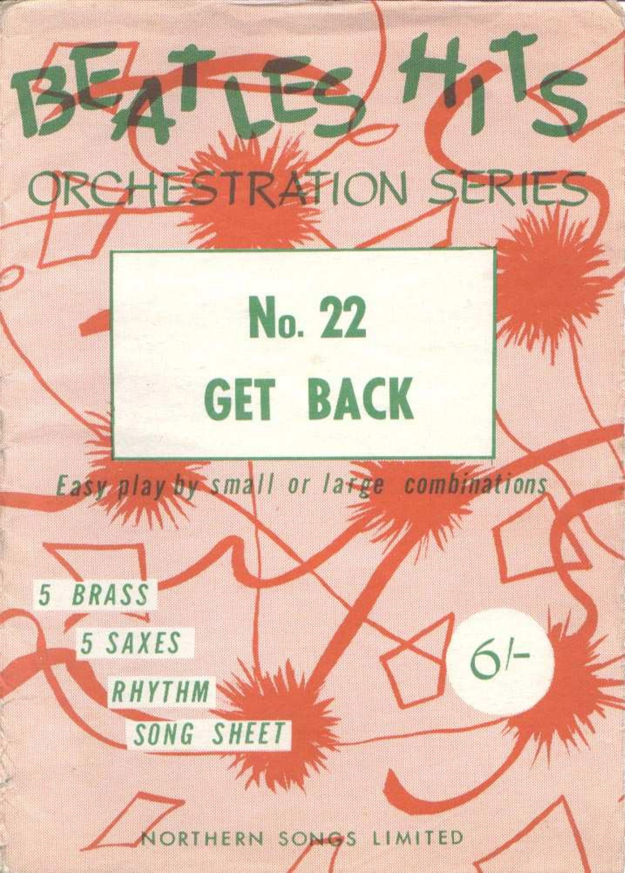 Get Back (J.Muston) Beatles — Big Band sheet music arranged by Beatles | Jazz Standard