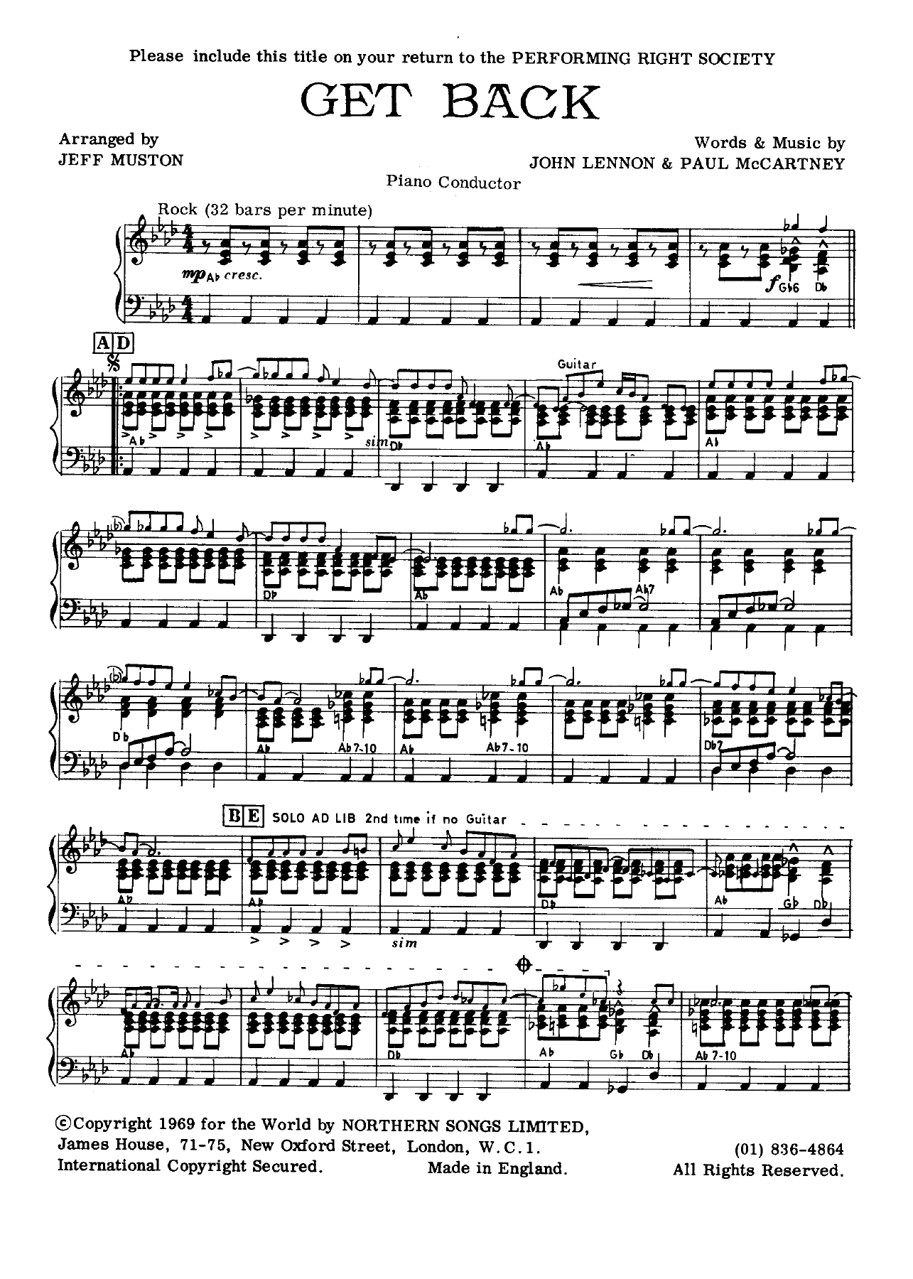 Get Back (J.Muston) Beatles — page 3