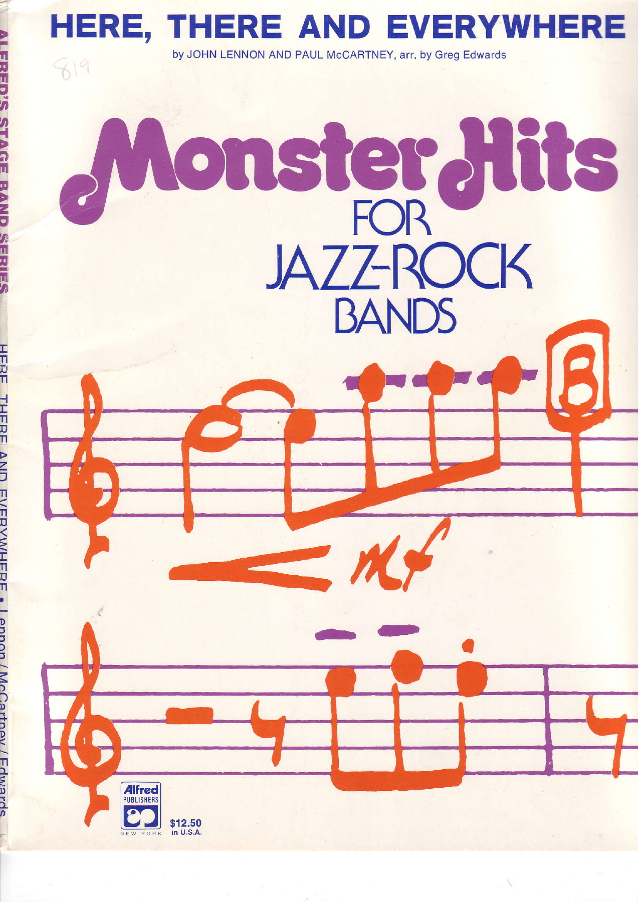 Here, There And Everywhere — sheet music cover (first page)
