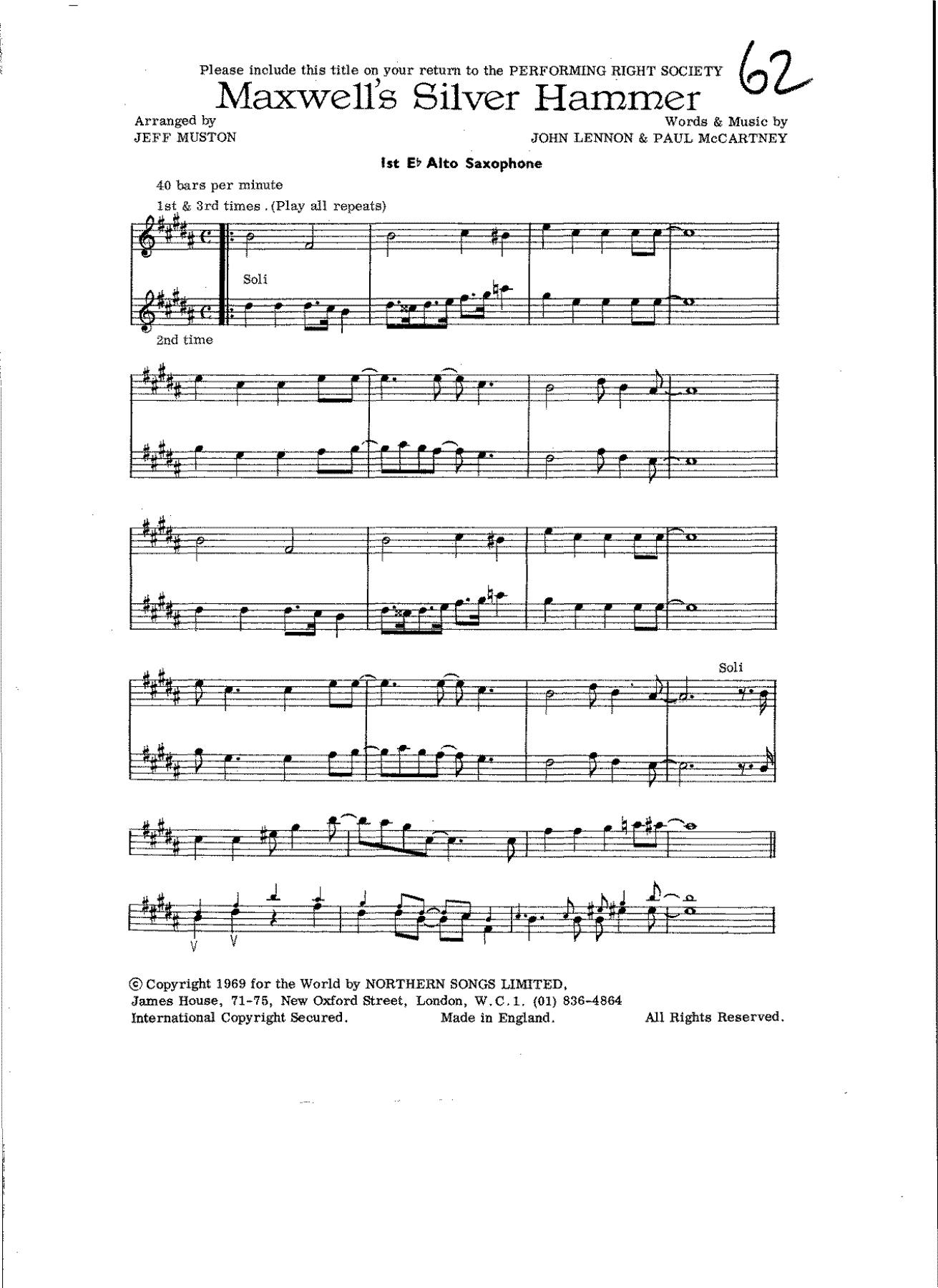 Maxwell's Silver Hammer (J.Muston) Beatles — page 3