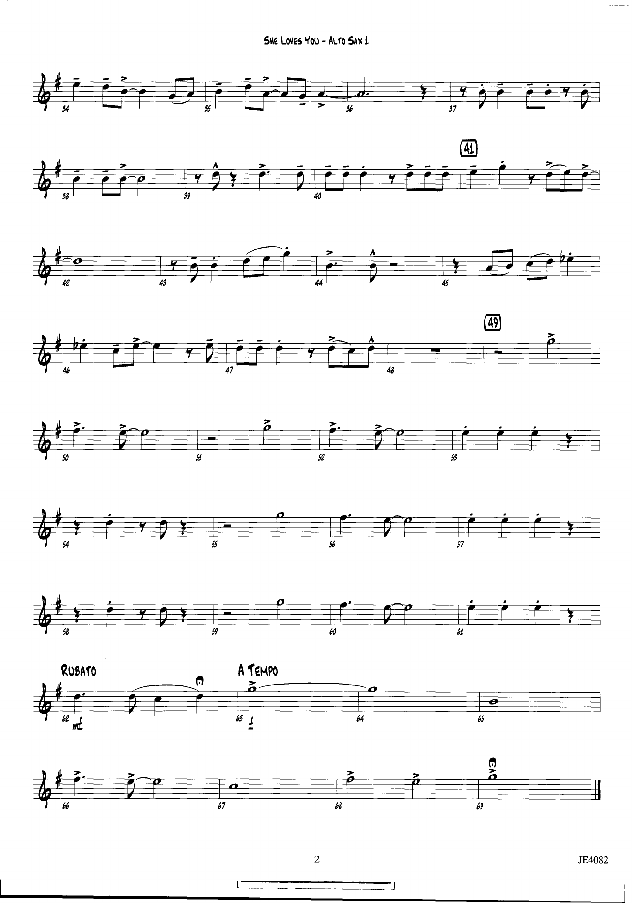 She Loves You (C.Sharp) Beatles — page 3