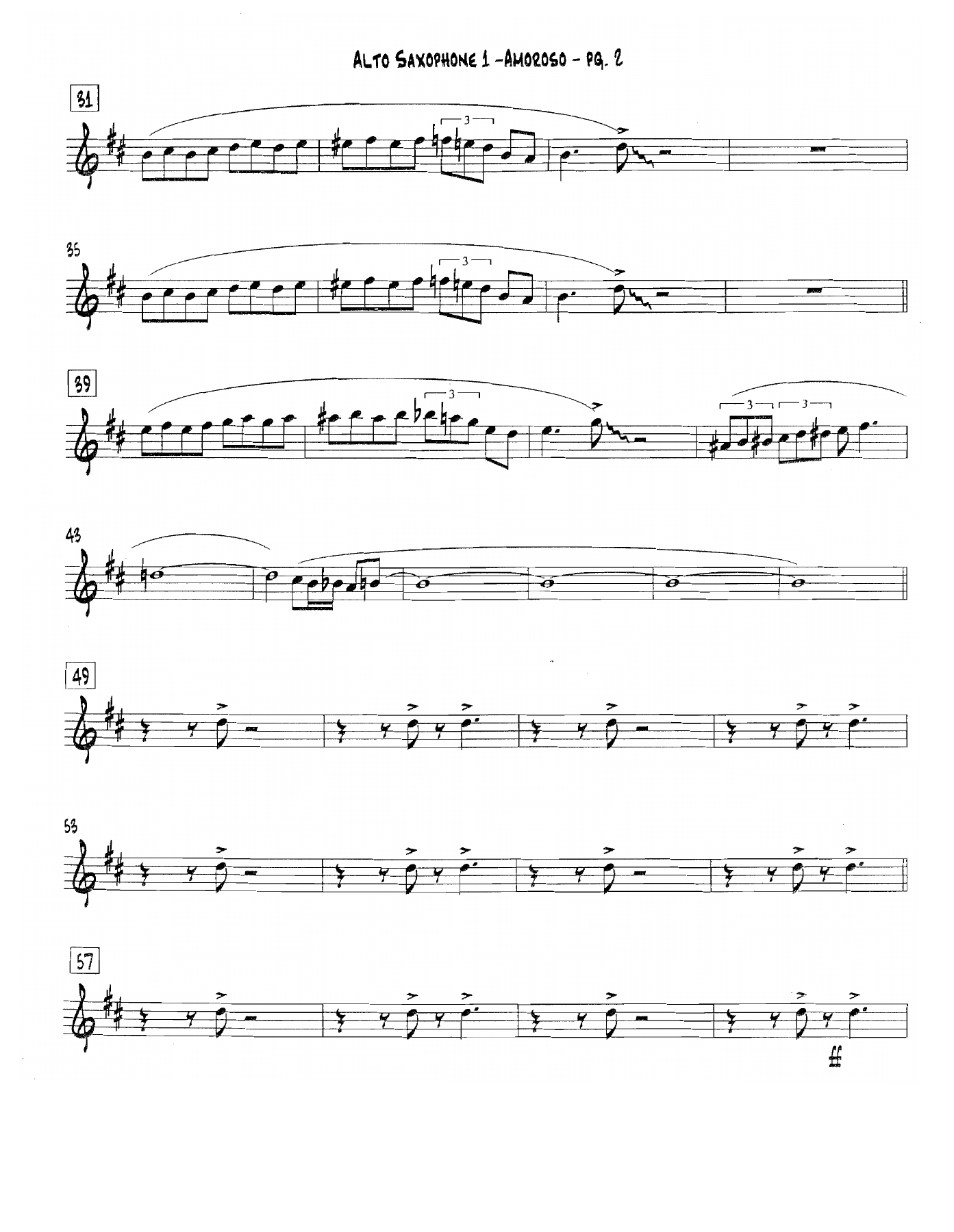 Amoroso (B.Carter) MP3 — page 2