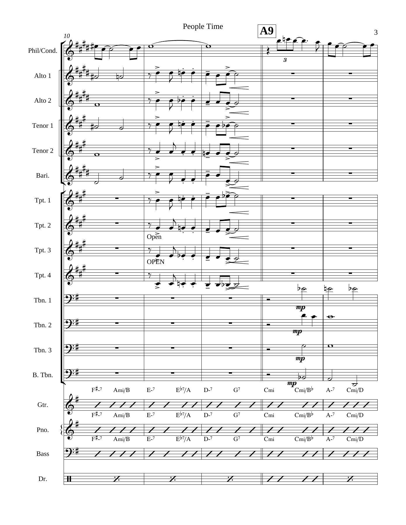 People Time (B.Carter) P.Woods — page 3