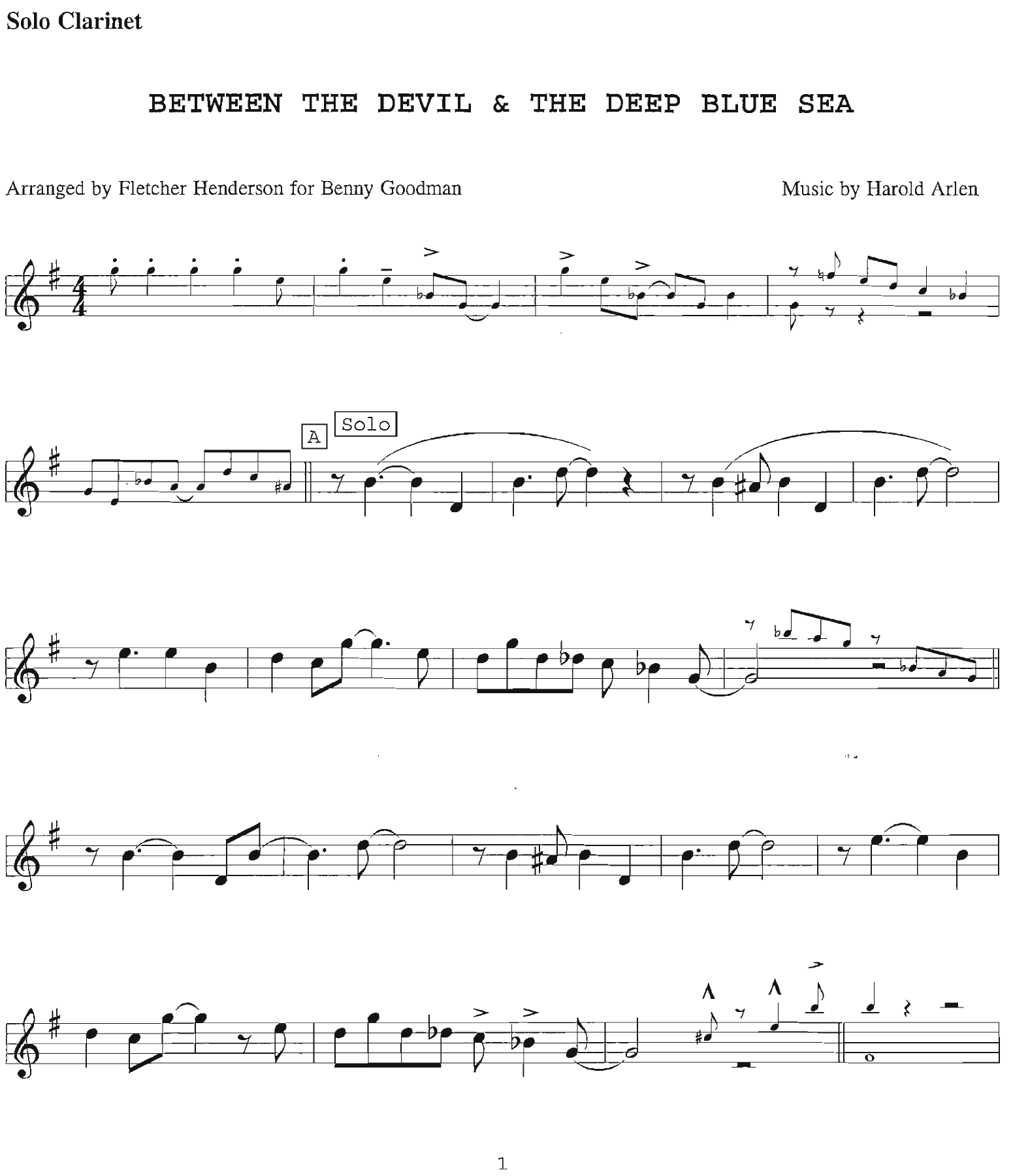 Between The Devil & Deep Blue Sea (F.Henderson) B.Goodman.voc MP3 — page 3