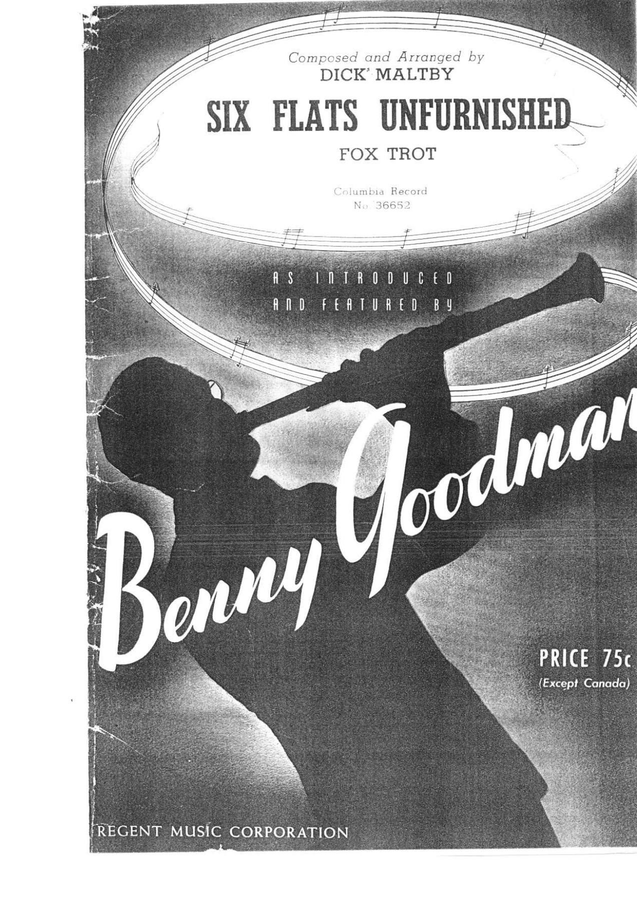 Six Flats Unfurnished (D.Maltby) B.Goodman — sheet music preview