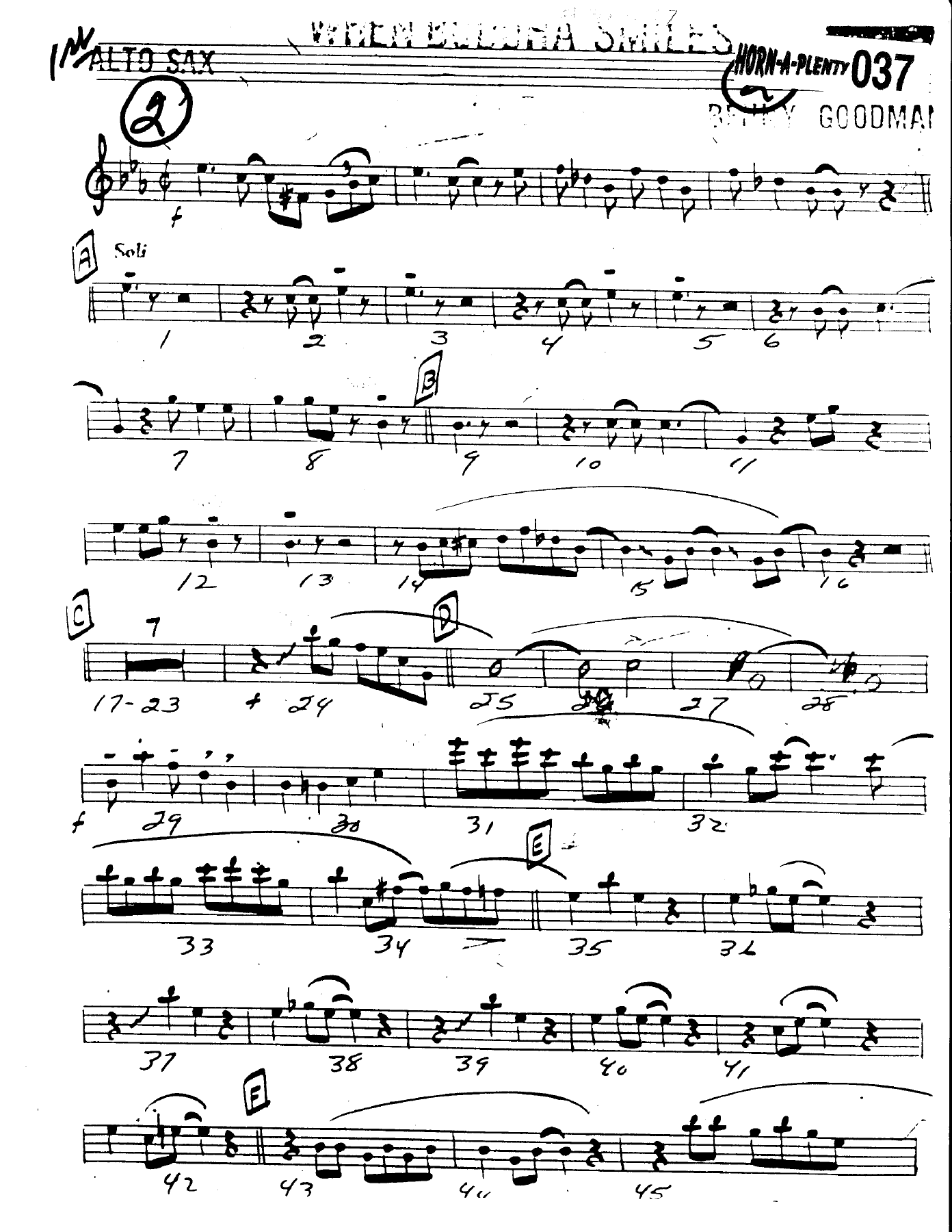 When Buddah Smiles — sheet music cover (first page)