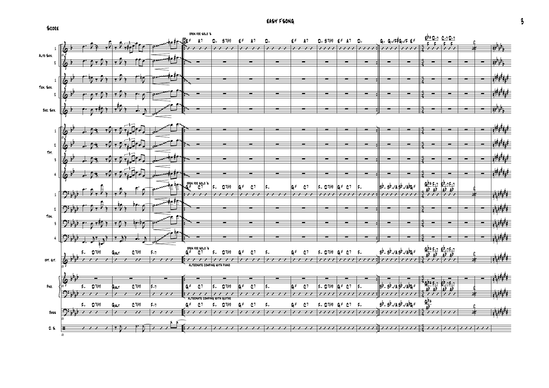 Easy F Song — page 3