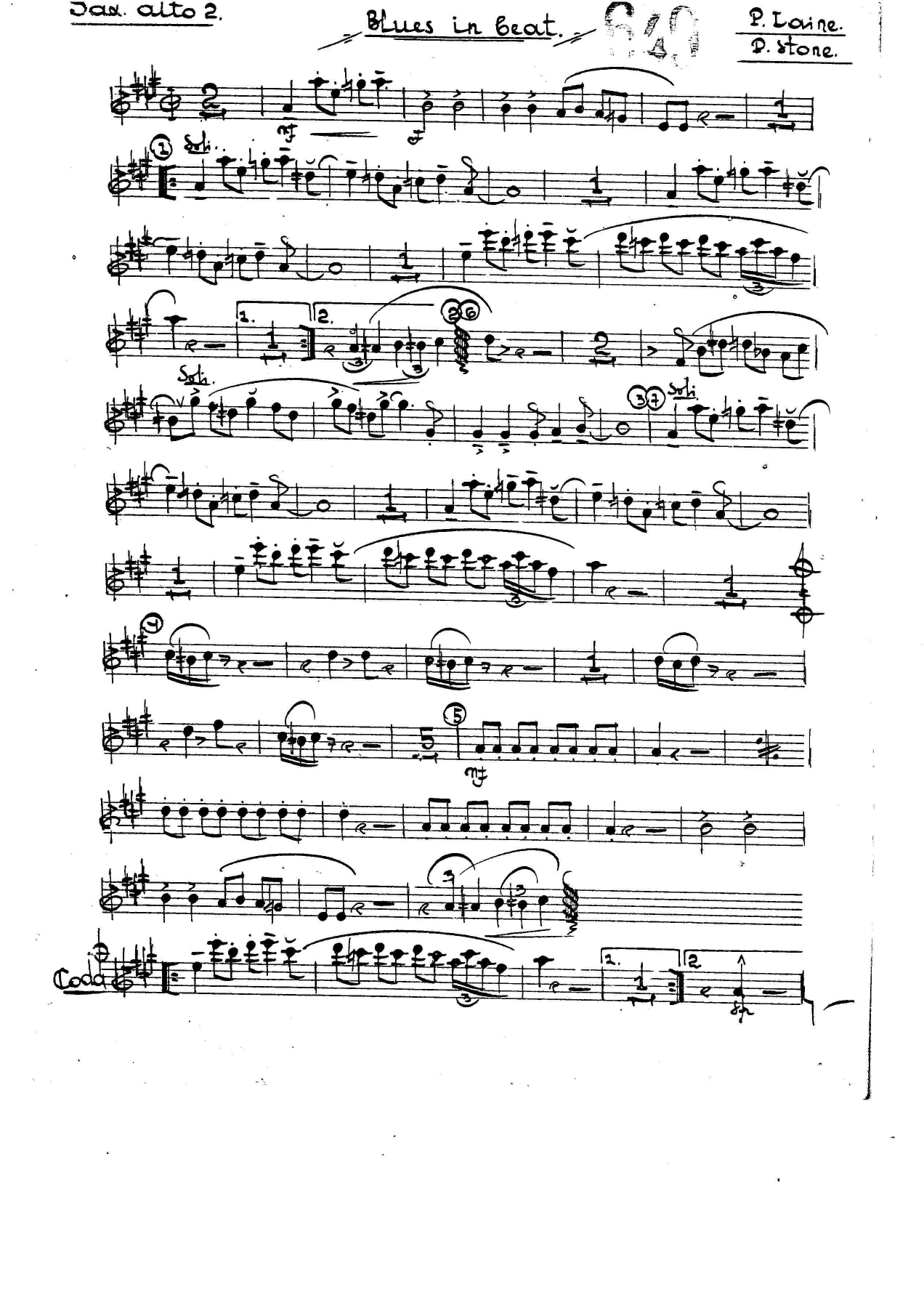 Blues In Beat — page 2