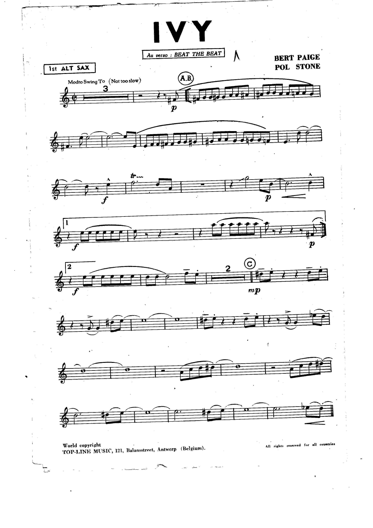 Ivy P.Stone) — sheet music preview