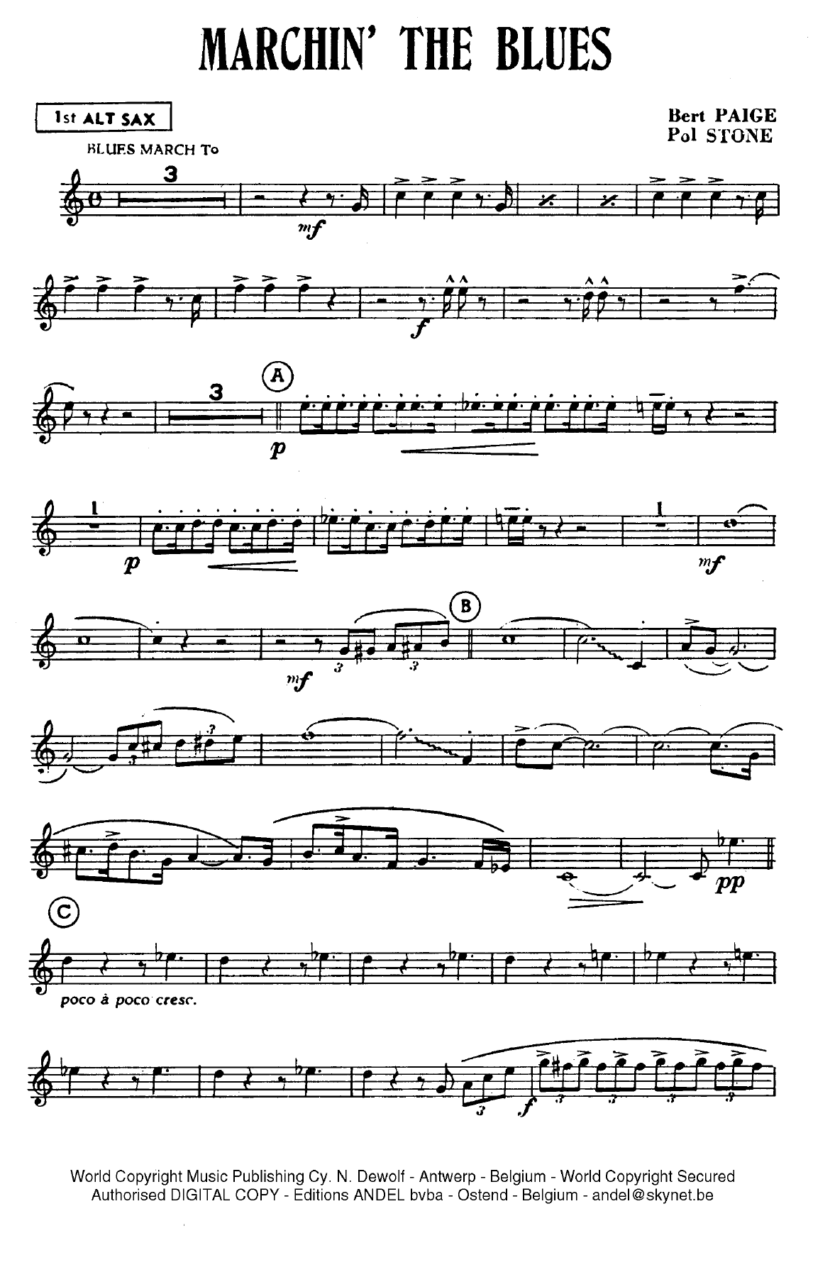 Marchin' The Blues — page 3
