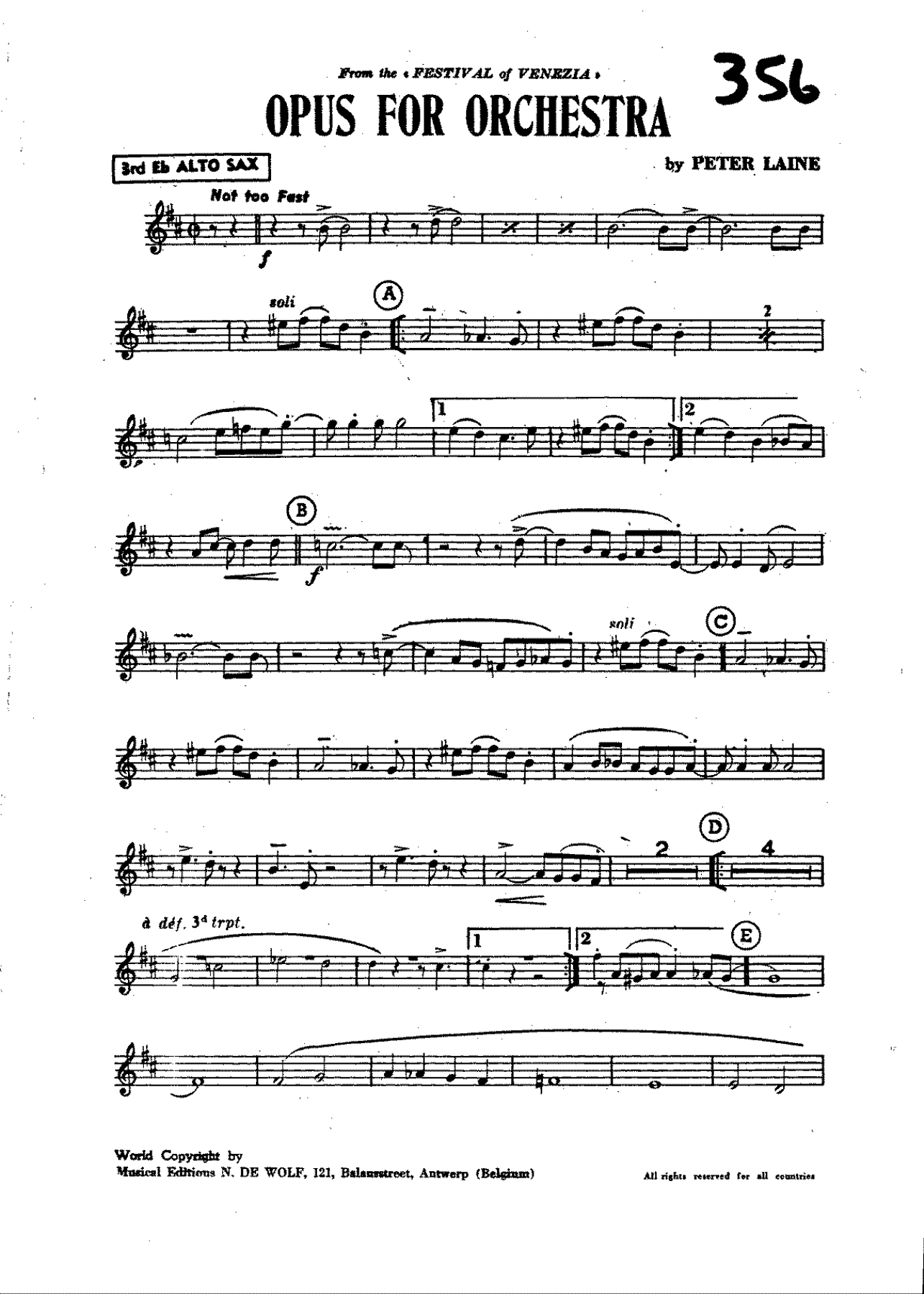 Opus For Orchestra — page 3