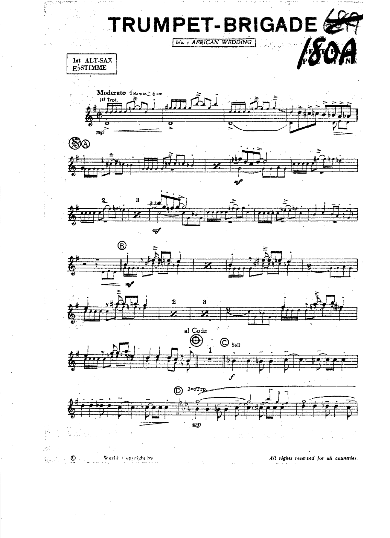 Trumpet Brigade — sheet music preview