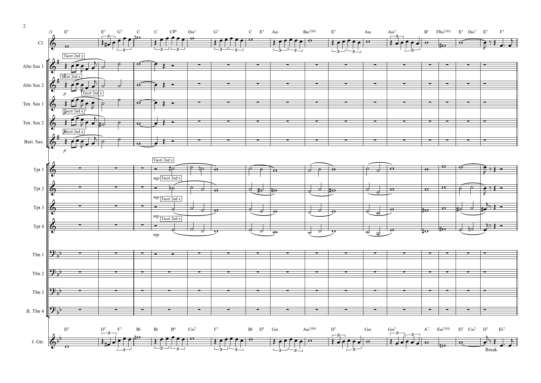 Petite Fleur (S.Bechet) Clarinet Feature — page 2