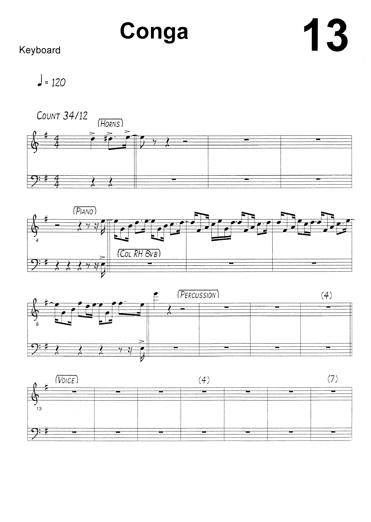 Conga - SA,ST,Trp,Trb, Rhythm — page 2