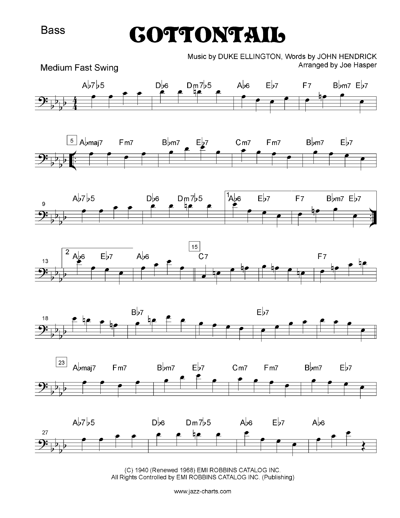 Cottontail - Joe Hasper- SA,ST,Trp,Trb, Rhythm - Score — page 3