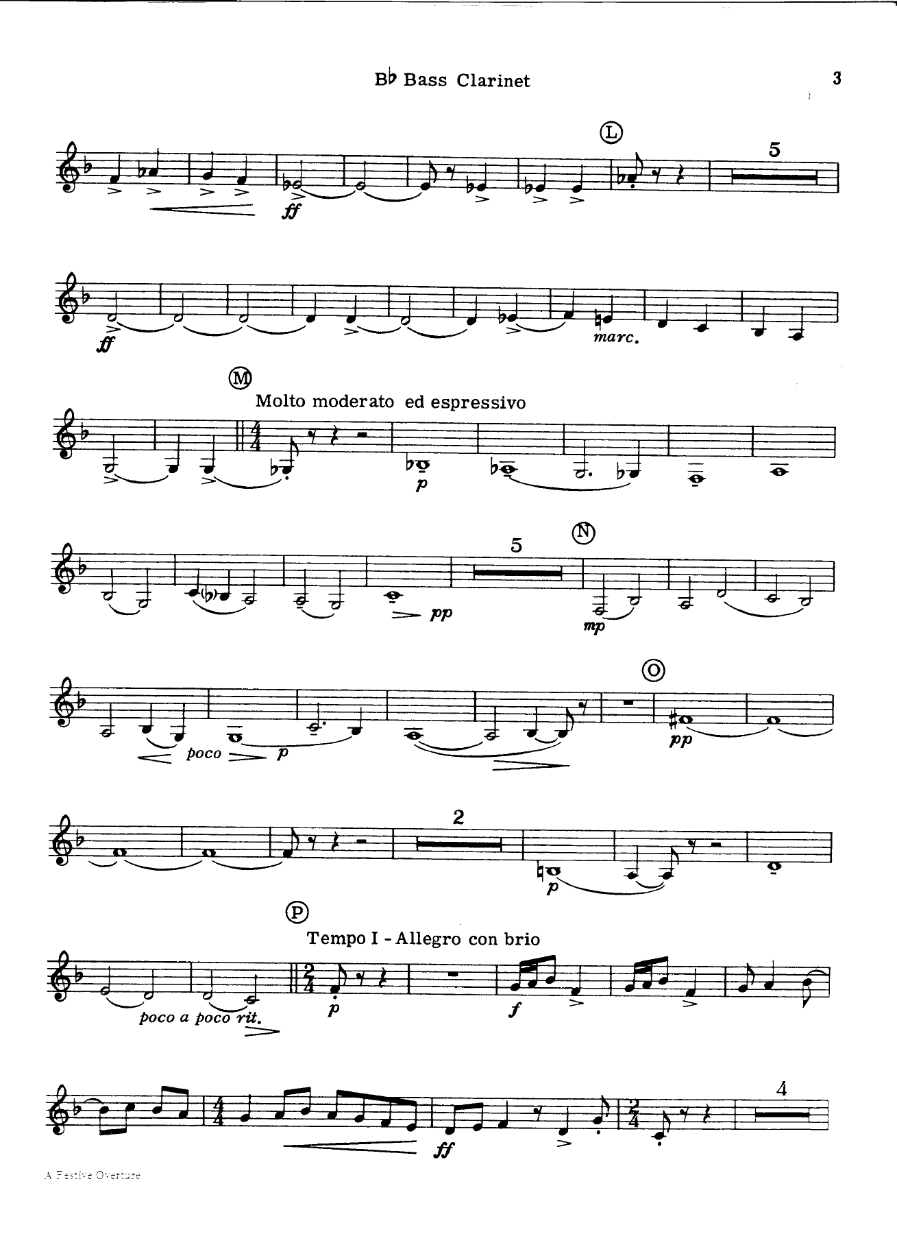 Bb bass clarinet — page 3