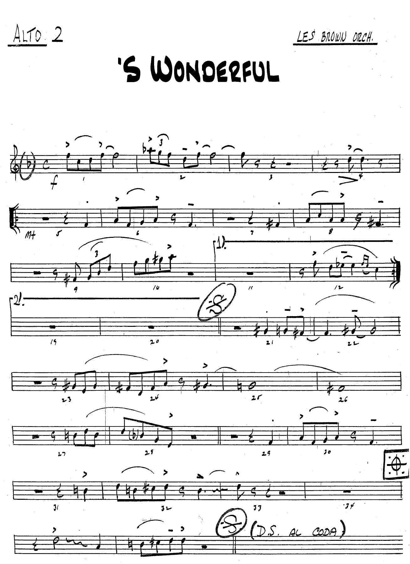 'S Wonderful (L.Brown) Voc. — page 3