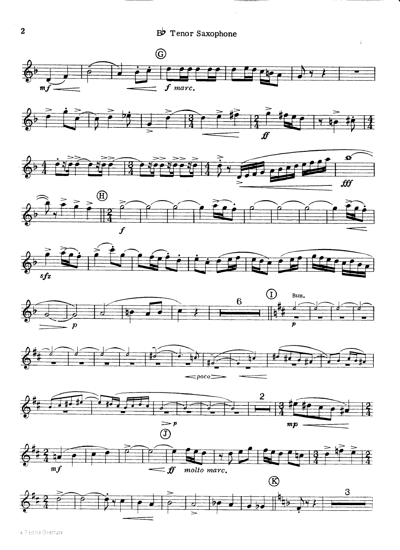 Bb tenor saxophone — page 2