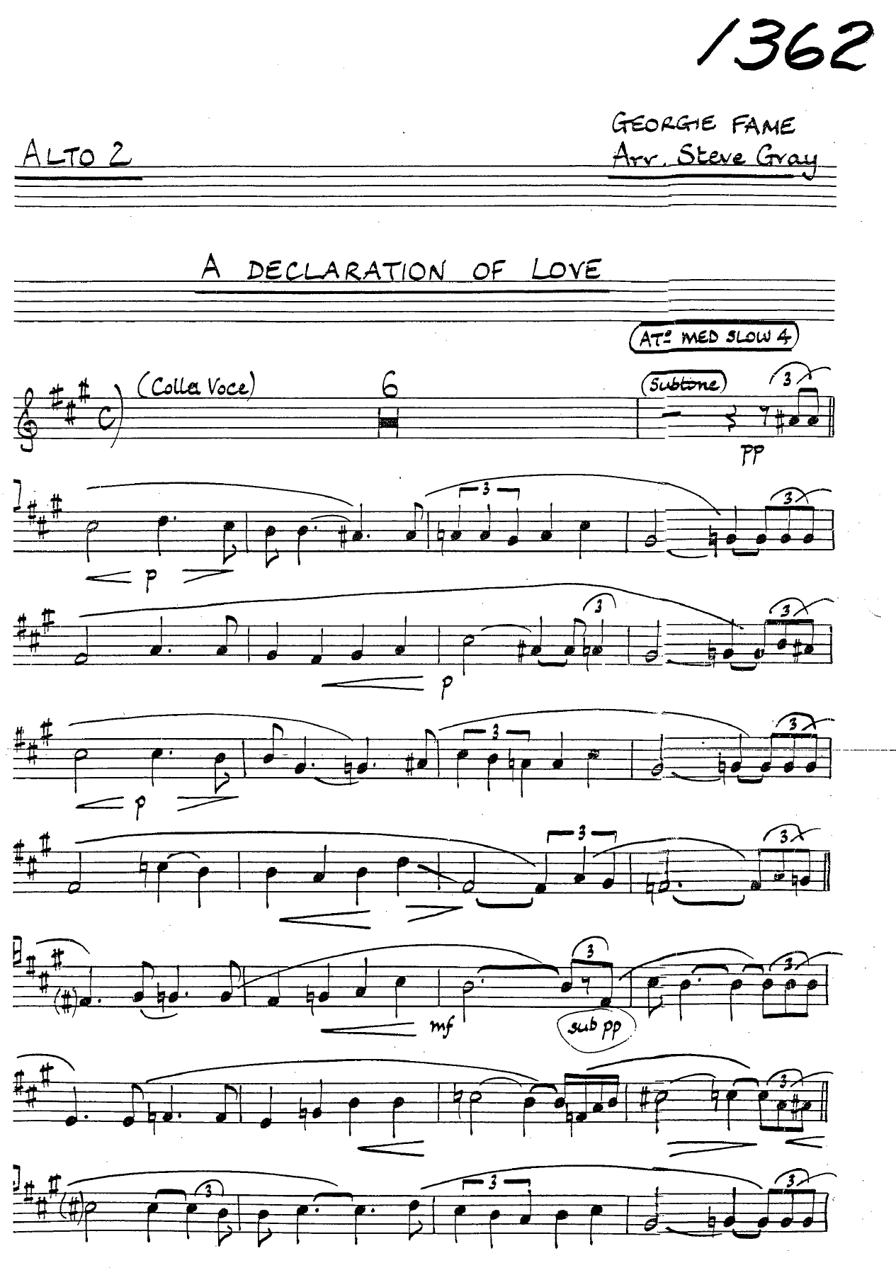 A Declaration Of Love (S.Gray) voc — page 3