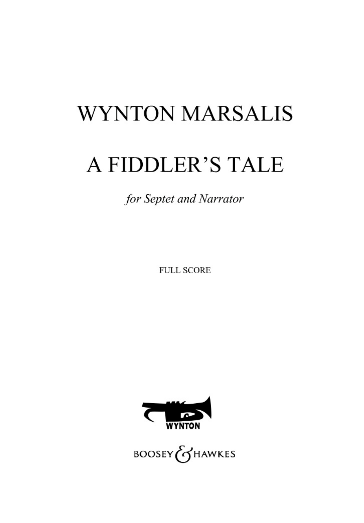 A Fiddler's Tale — sheet music preview