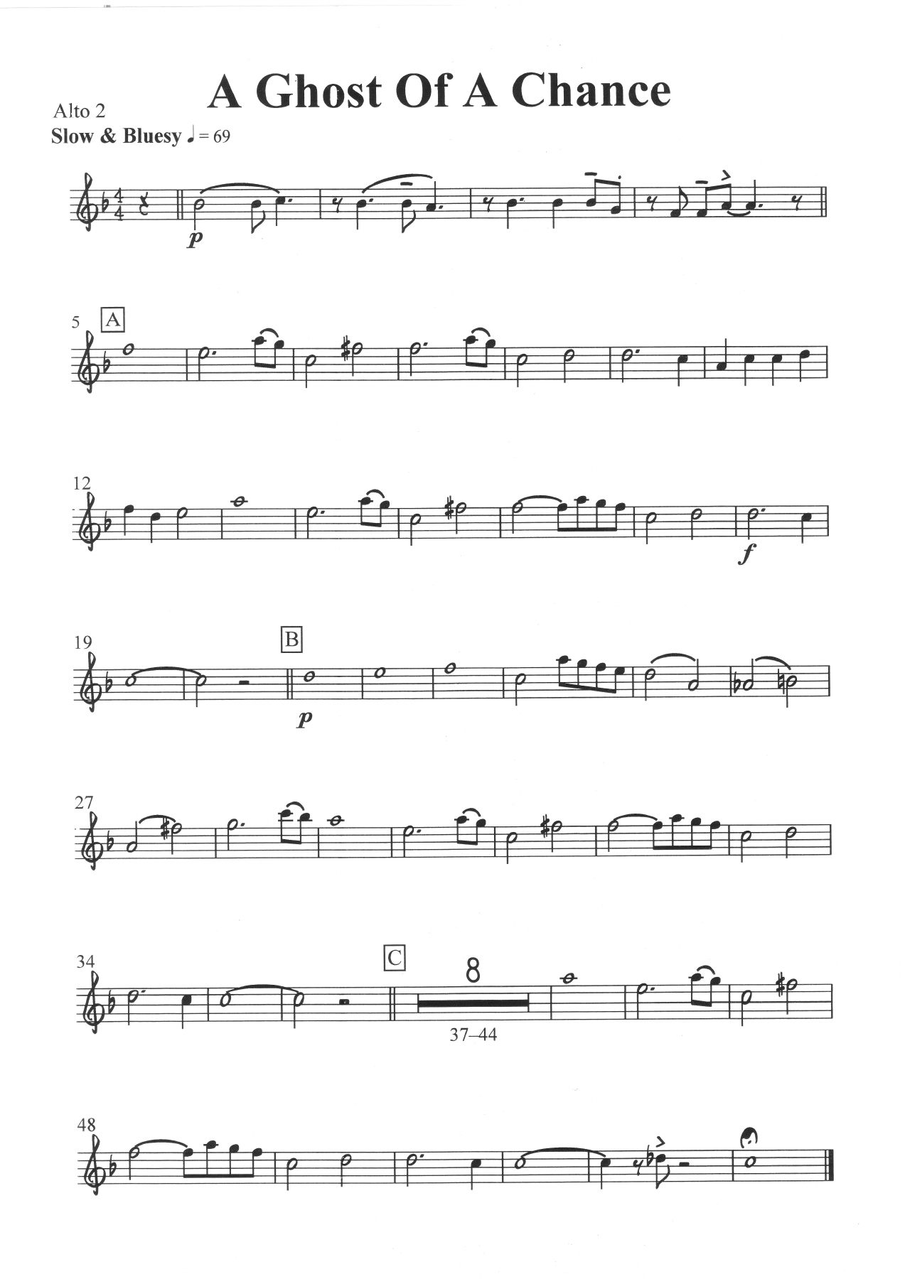 A Ghost Of A Chance.Vocal — page 2