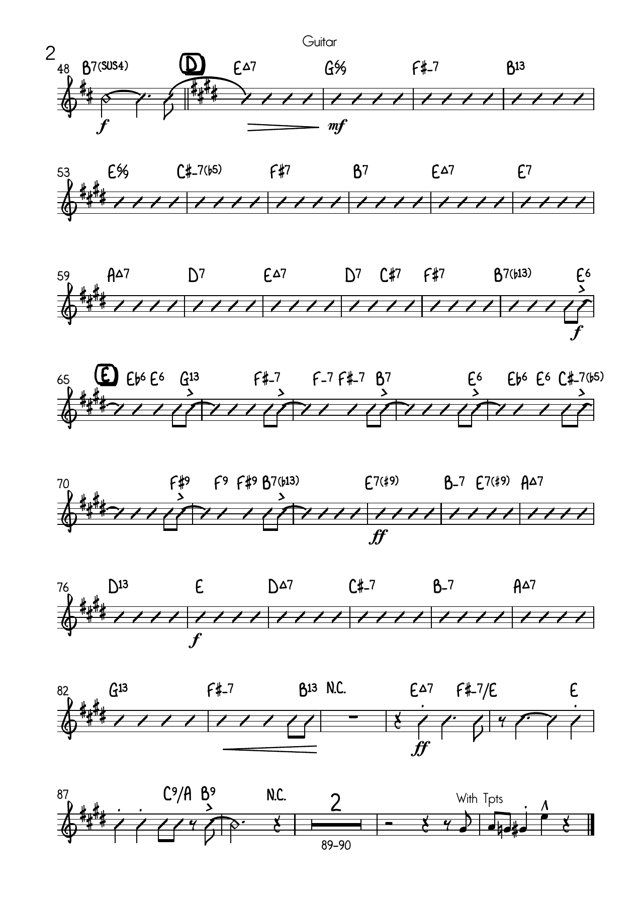A Foggy Day Guitar — page 2