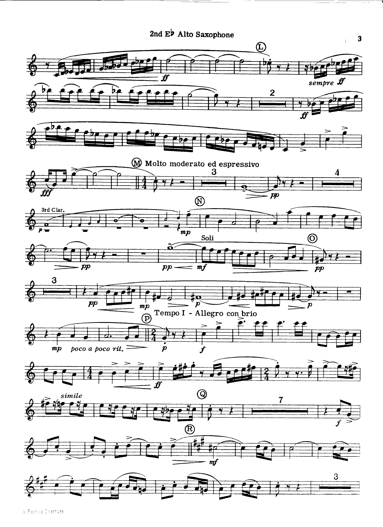 Eb alto saxophoneII — page 3