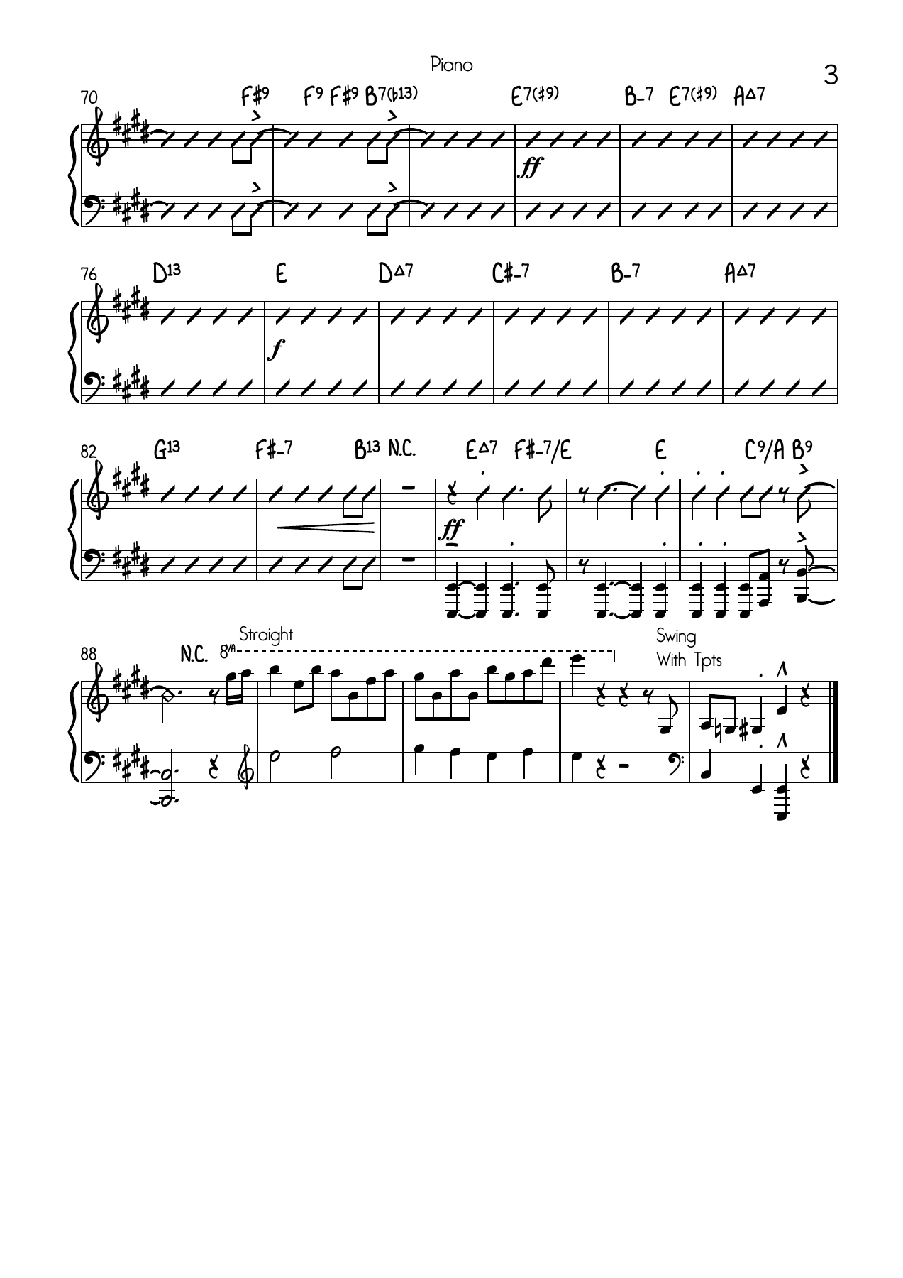 A Foggy Day Piano — page 3