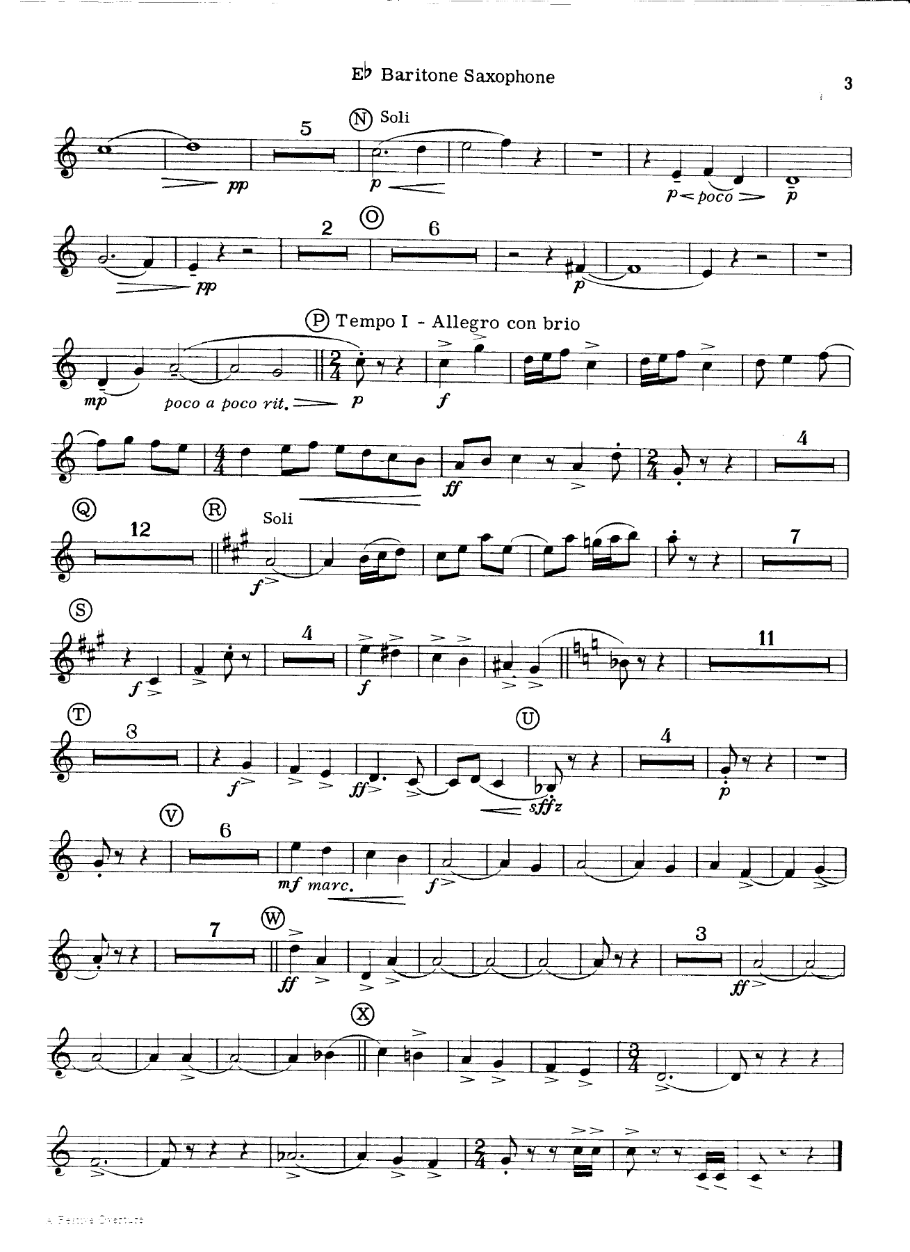 Eb baritone saxophone — page 3