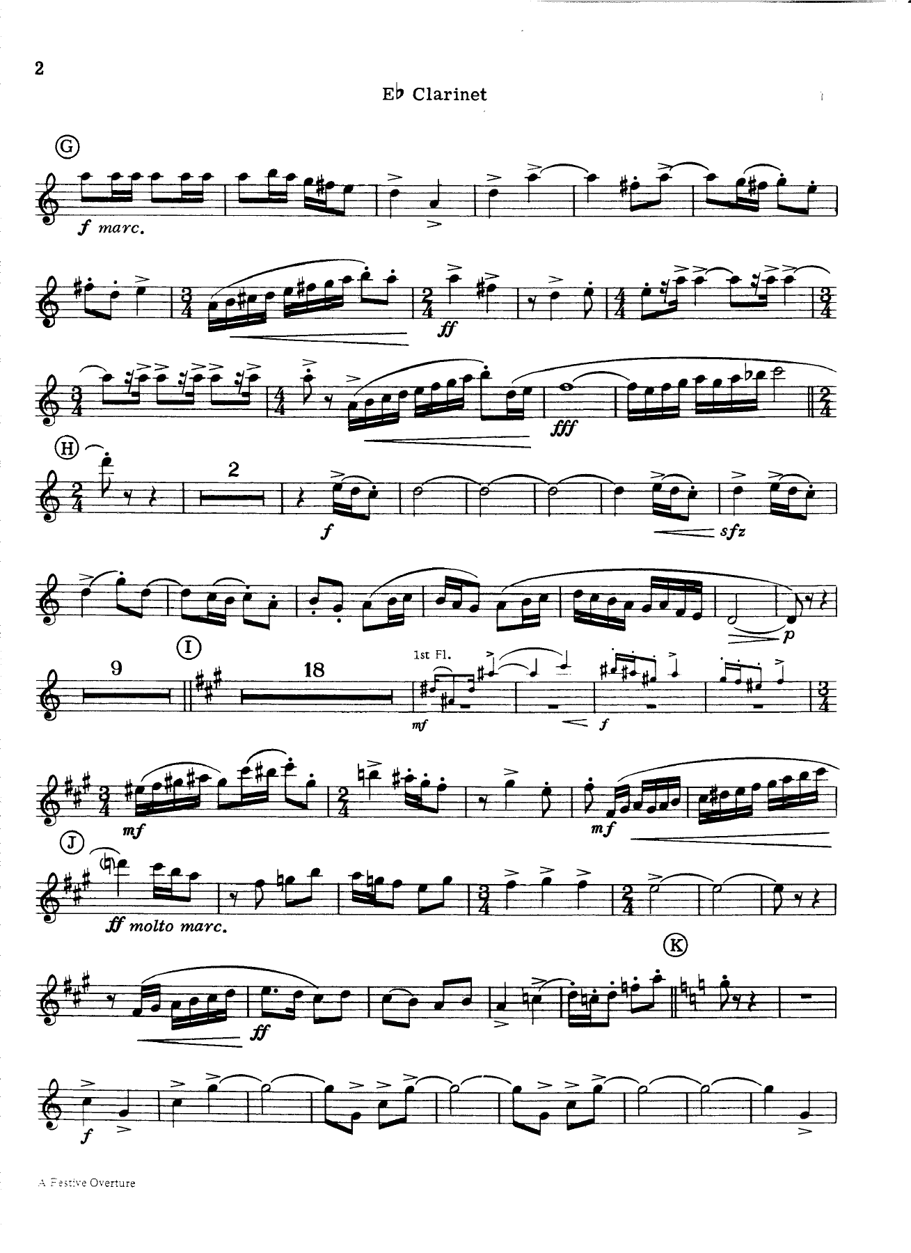 Eb clarinet — page 2