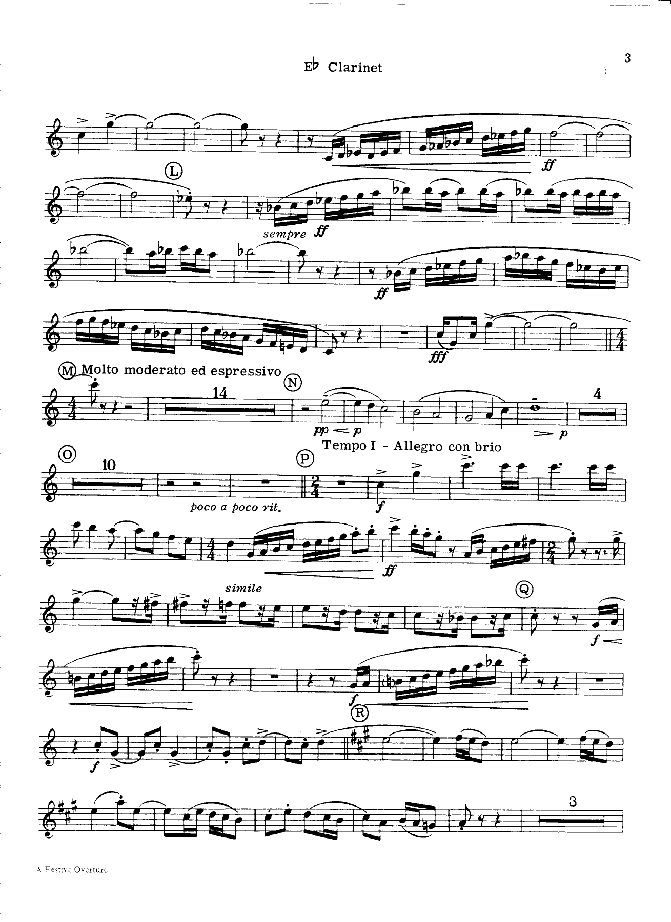 Eb clarinet — page 3