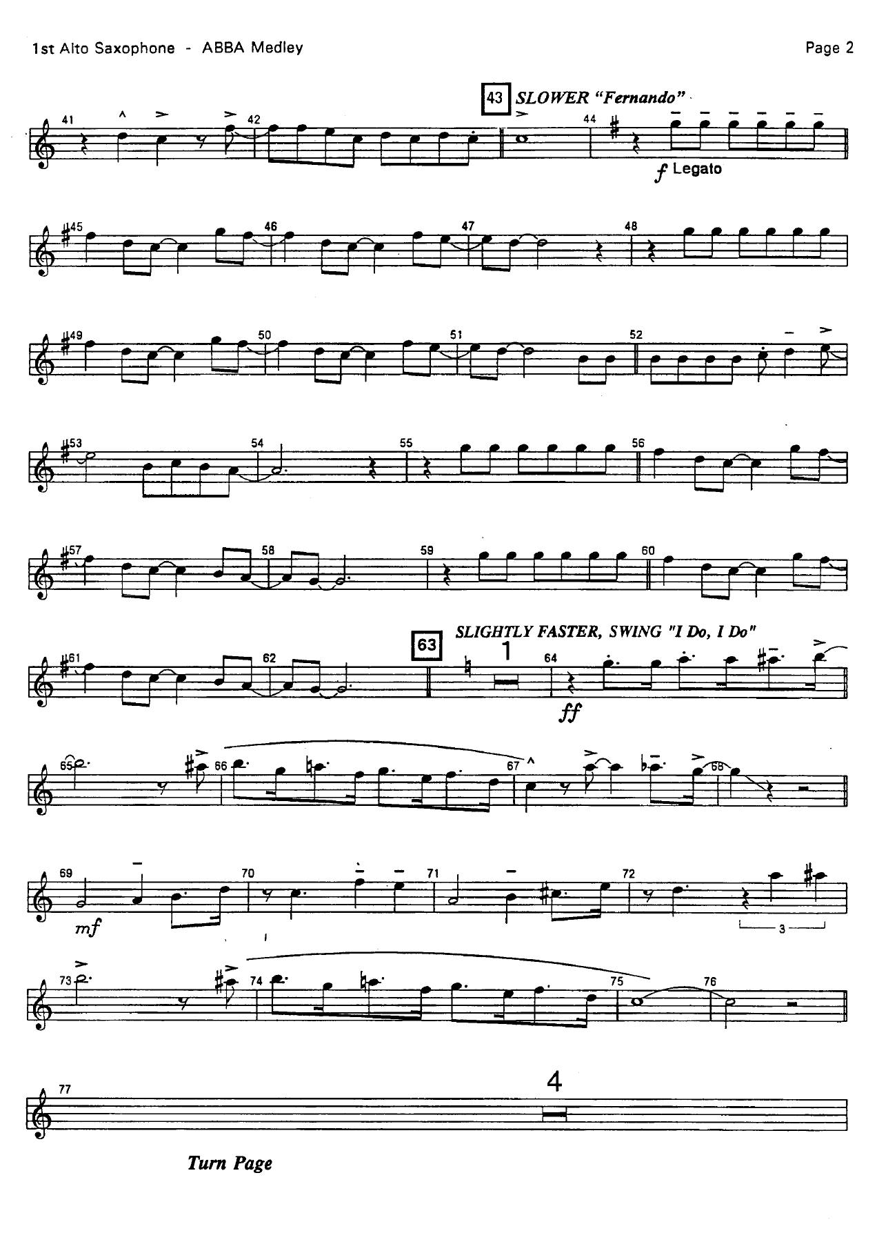 ABBA Medley (Ed Wilson) Vocal — page 2