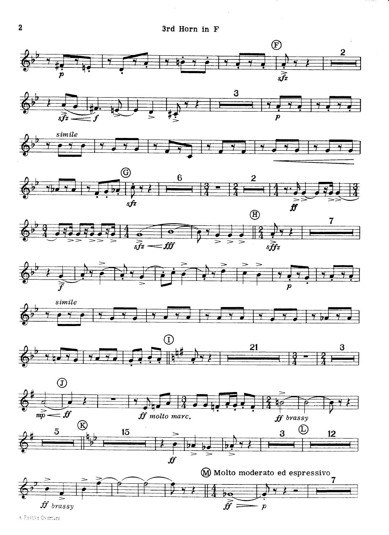 horn in f III — page 2