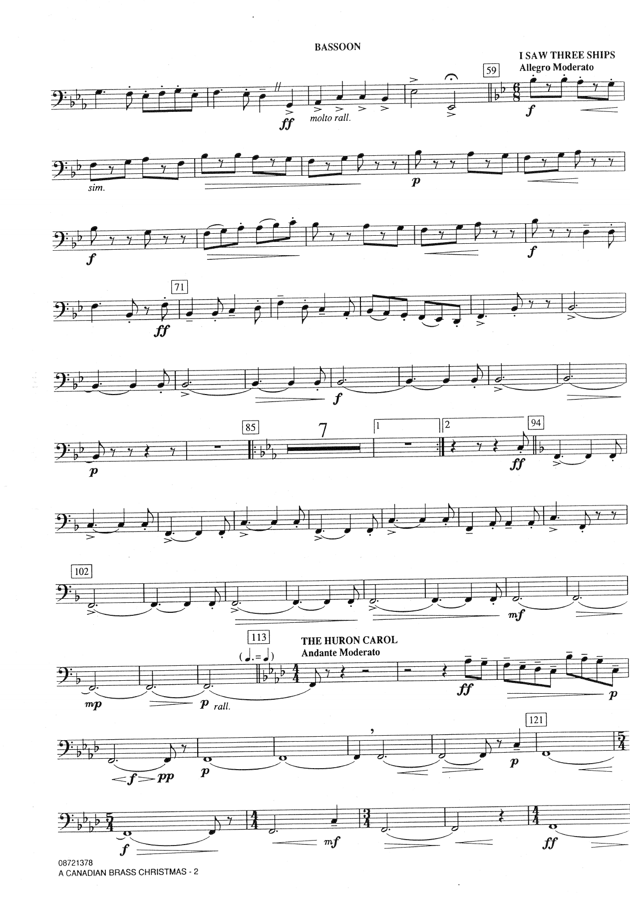 Canadian Brass Christmas-Bassoon — page 2