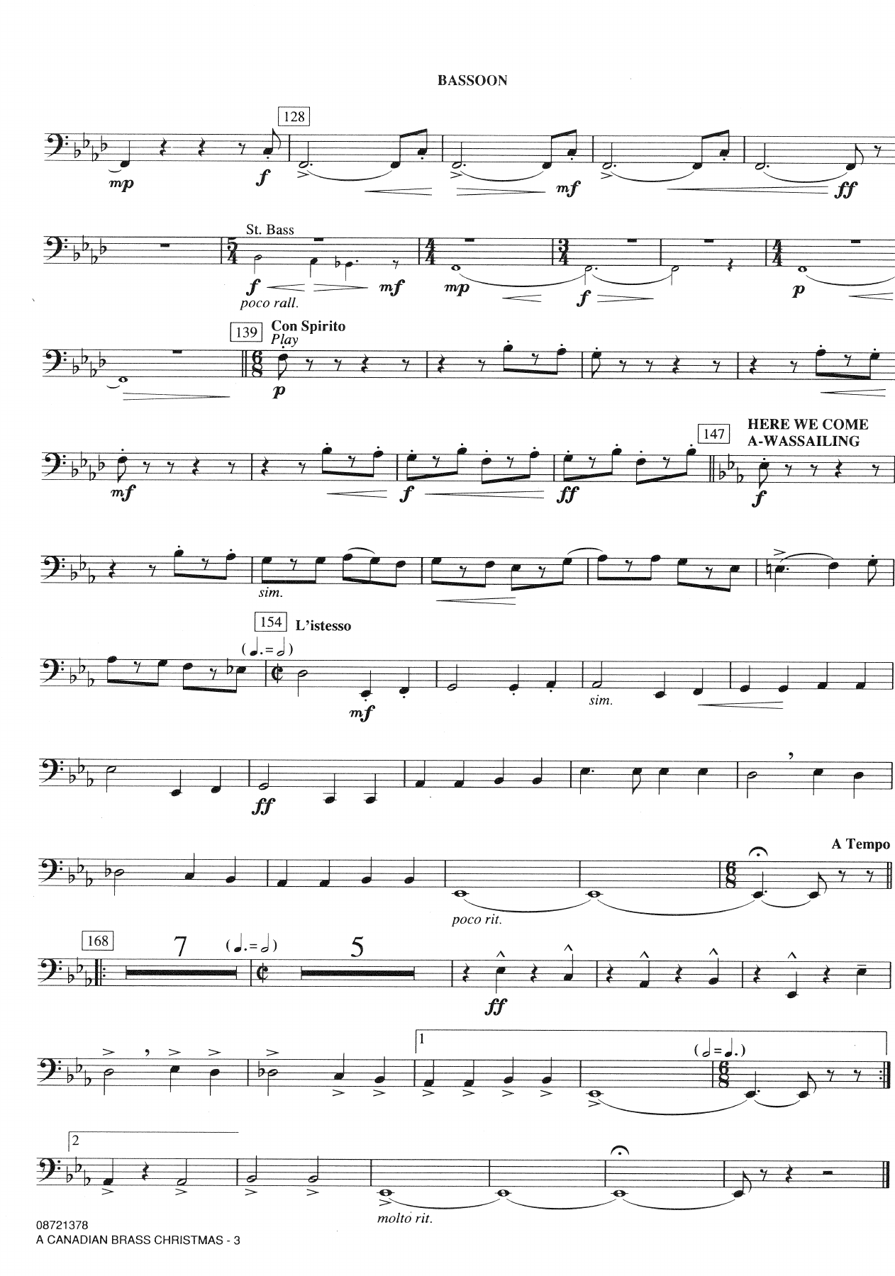 Canadian Brass Christmas-Bassoon — page 3