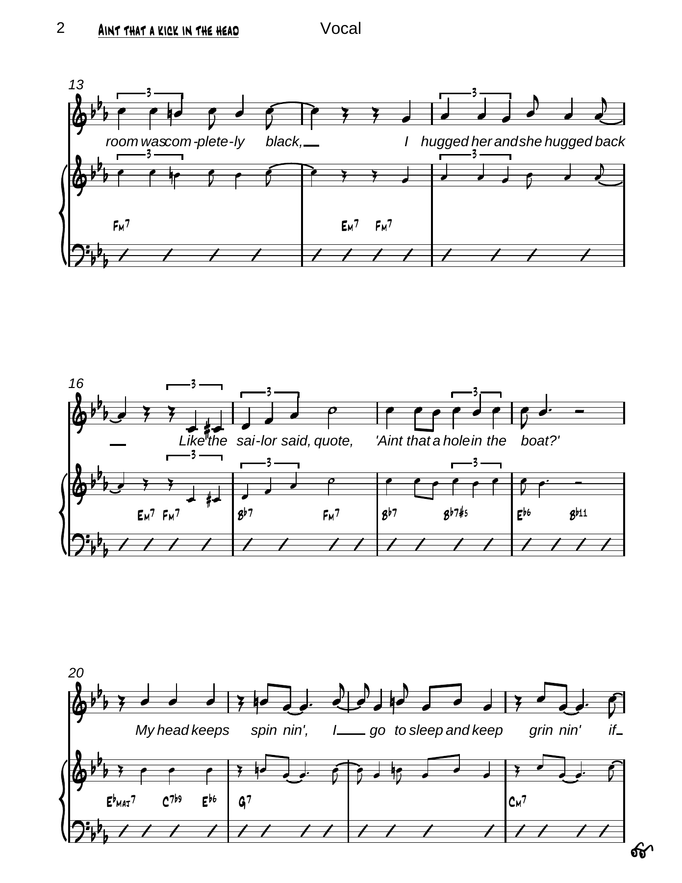 Aint That A Kick In The Head (M.Collins) D.Martin — page 2