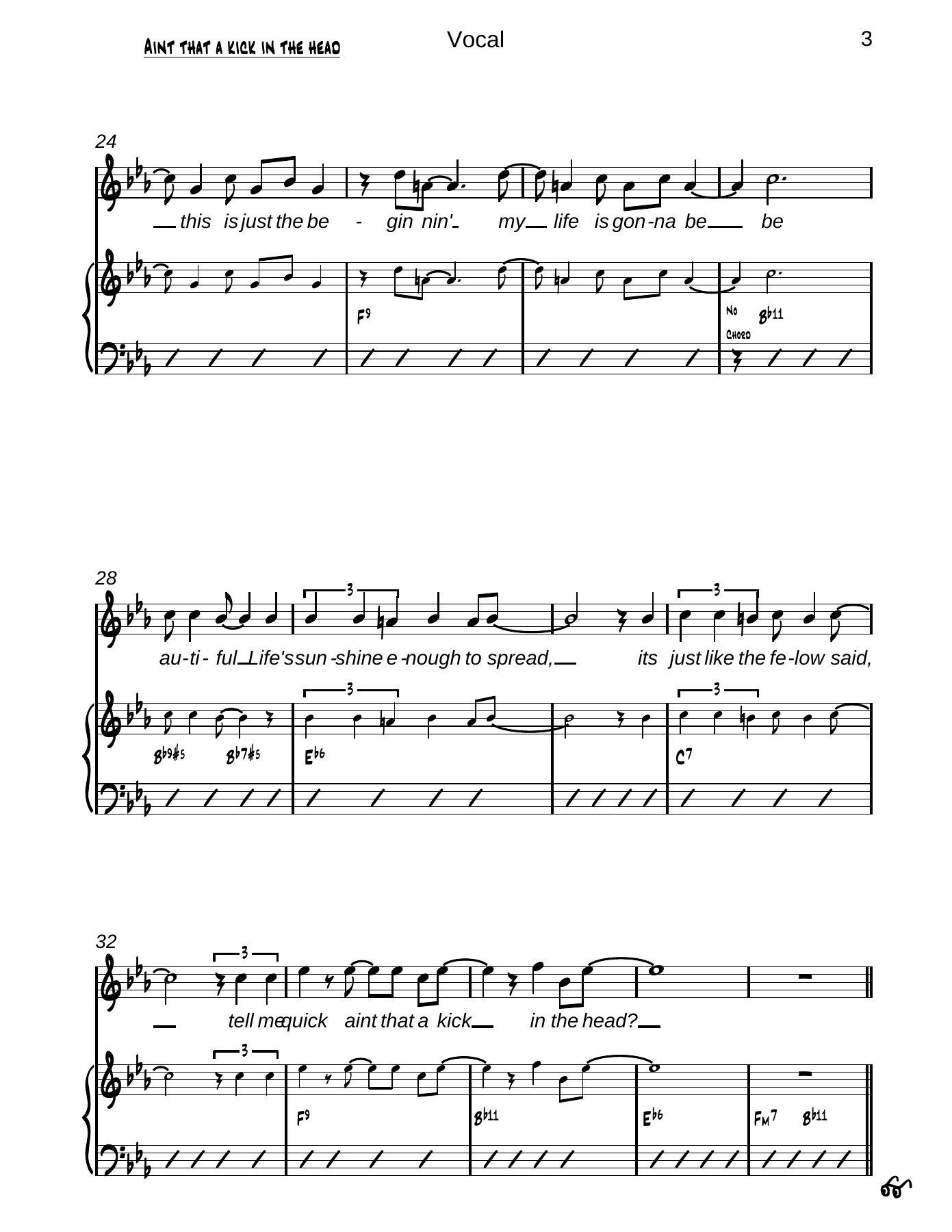 Aint That A Kick In The Head (M.Collins) D.Martin — page 3