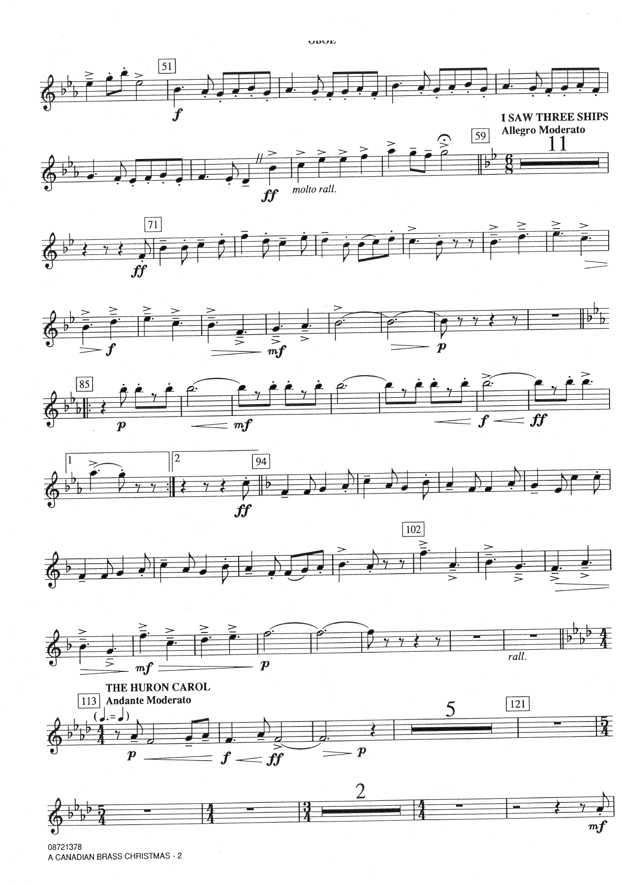 Canadian Brass Christmas-Oboe — page 2