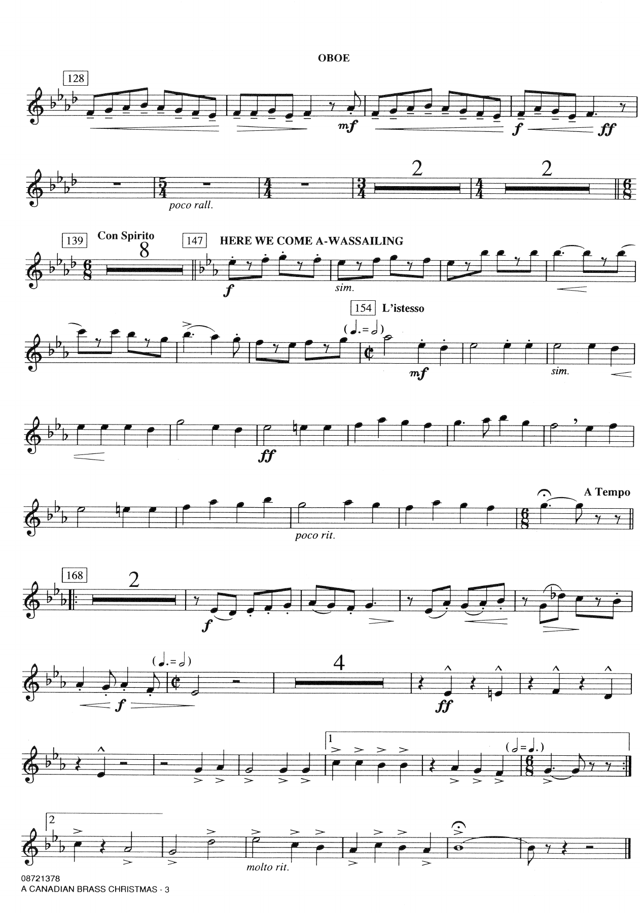 Canadian Brass Christmas-Oboe — page 3