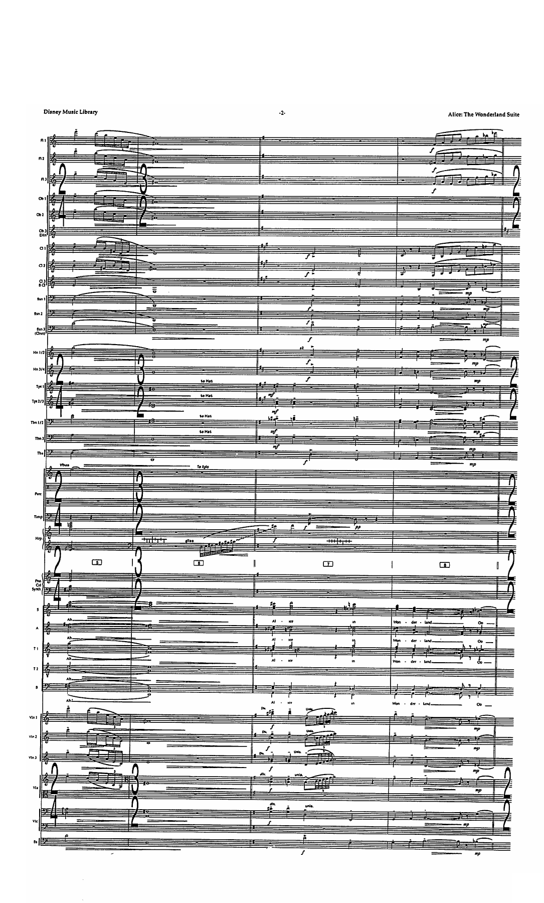 Alice In Wonderland (suite) — page 3