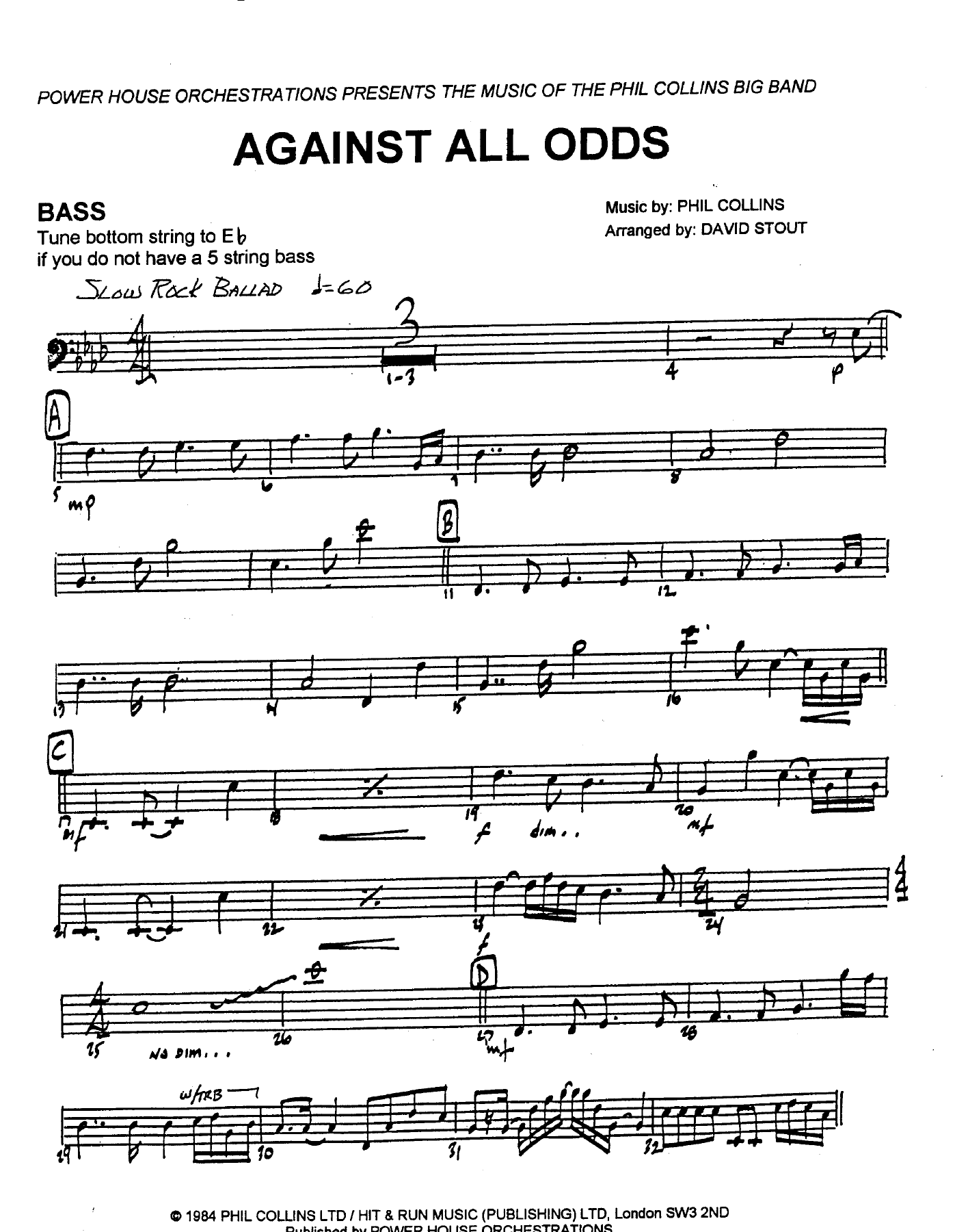 Bass Pg — sheet music cover (first page)