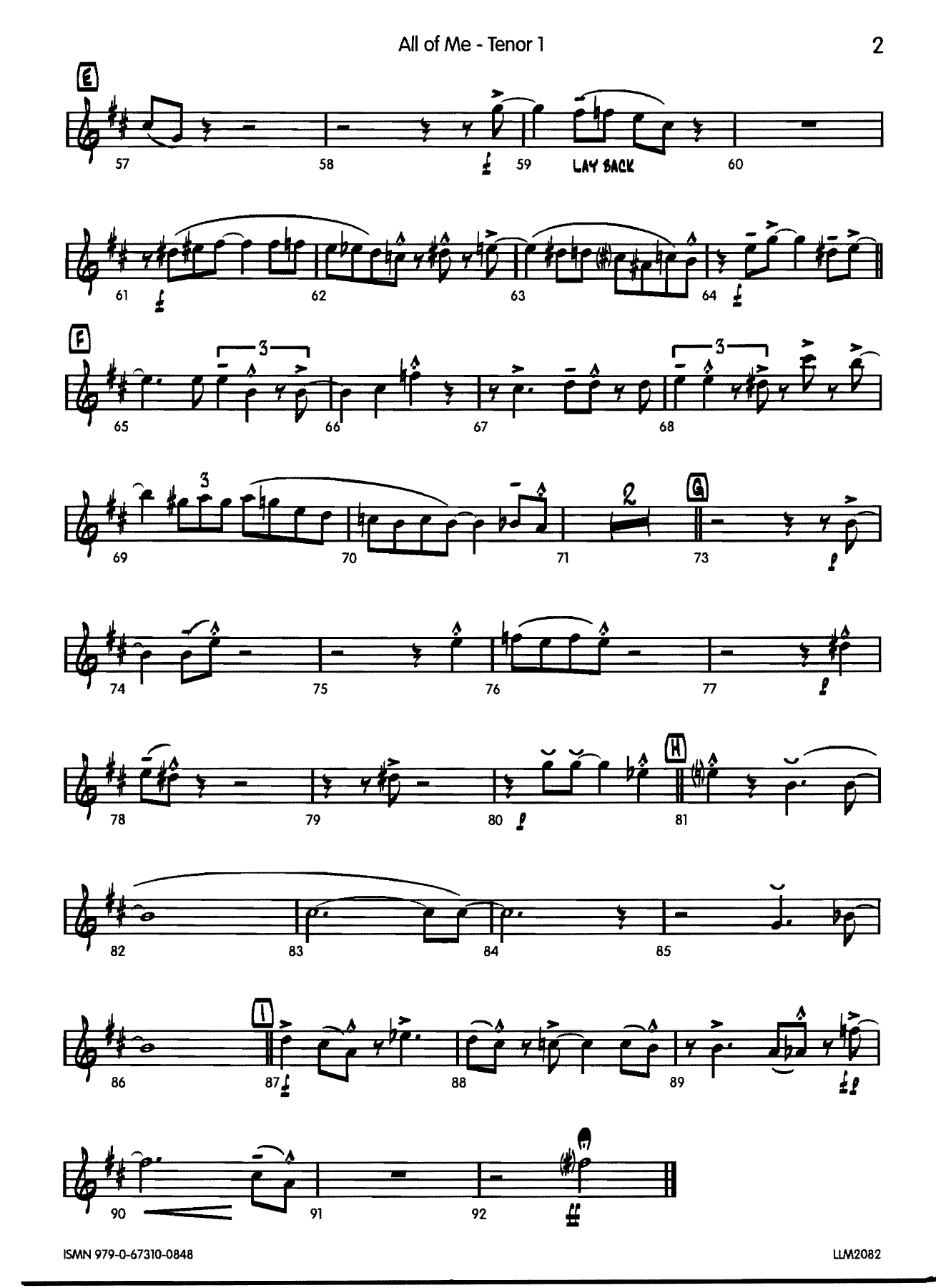 All of me Tenor — page 2