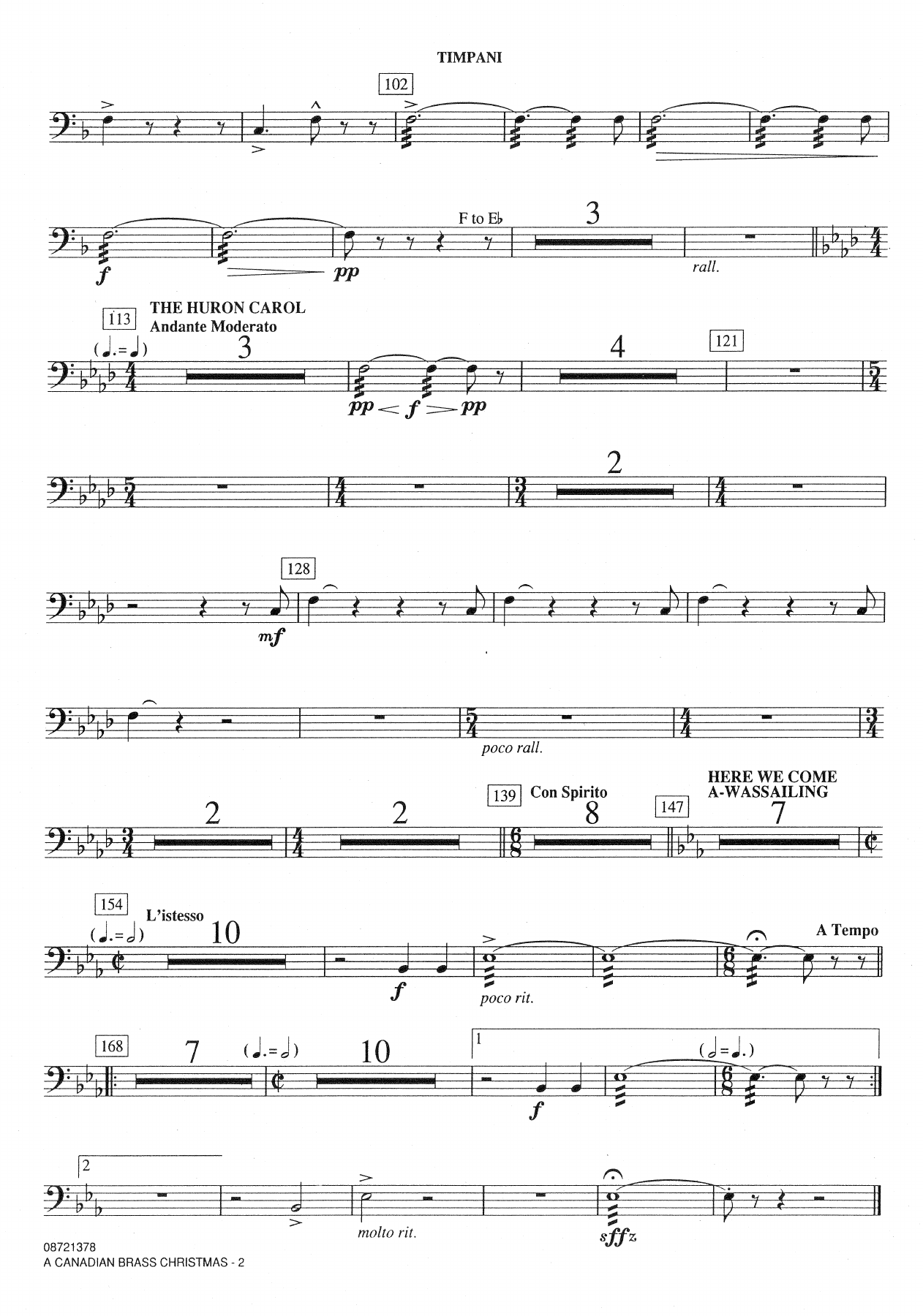 Canadian Brass Christmas-Timpani — page 2