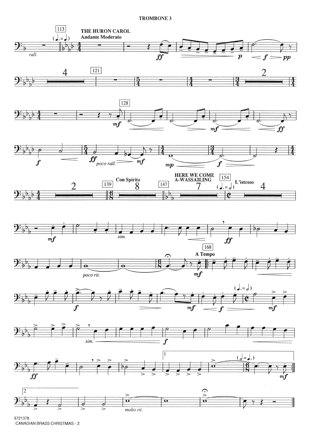 Canadian Brass Christmas-Trombon3 — page 2