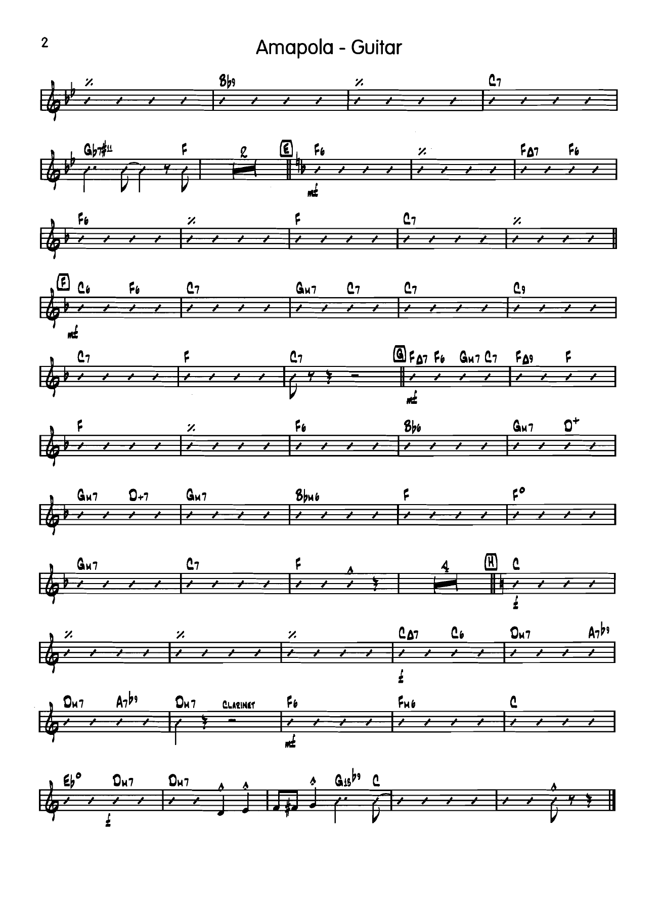 Amapola Guitar — page 2
