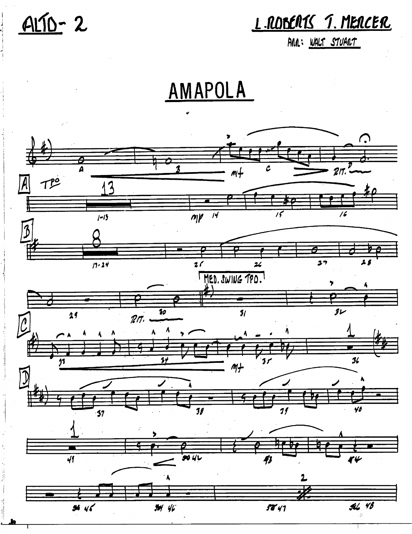 Amapola (W.Stuart) Vocal — page 3