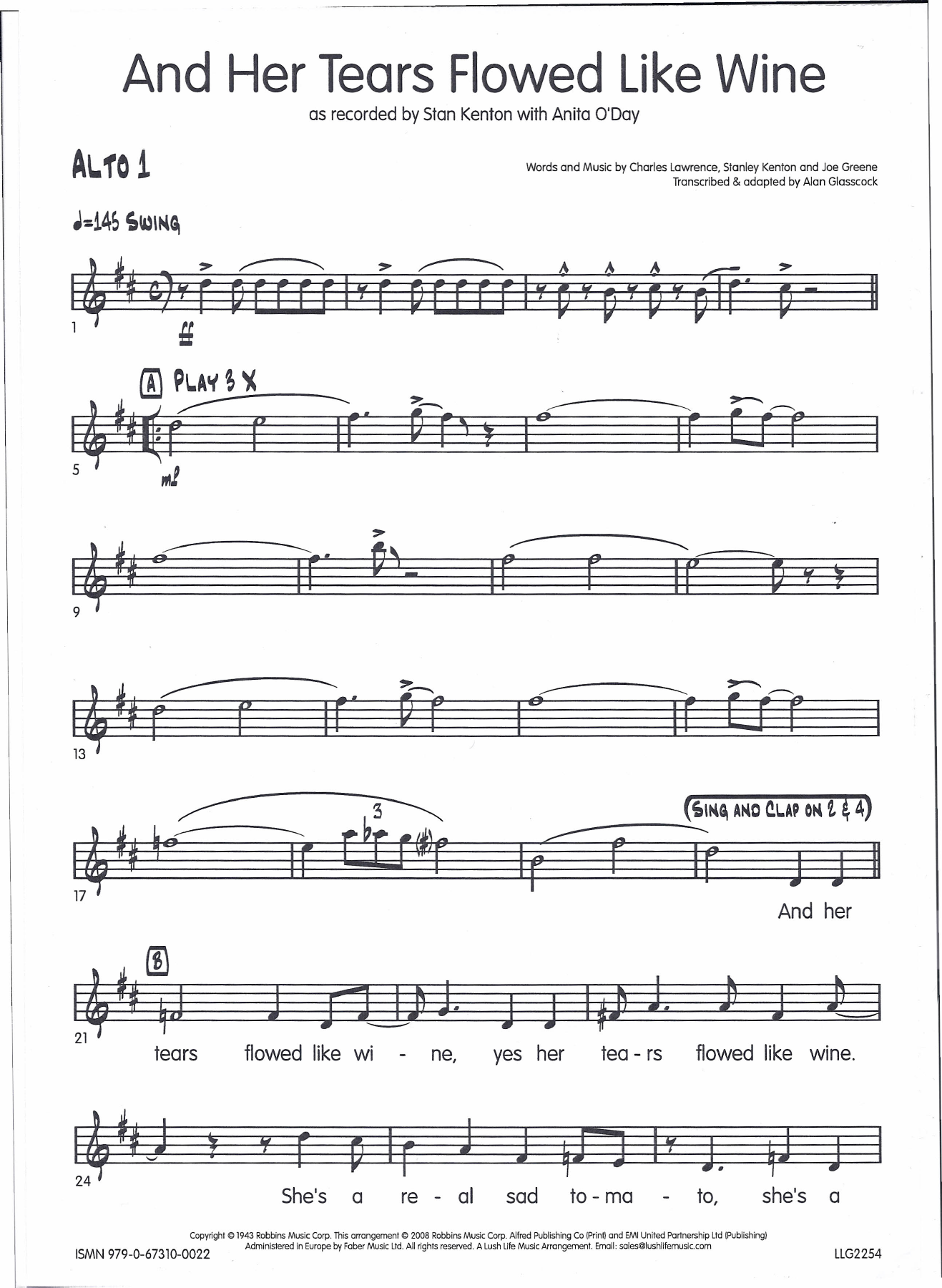AltoSax1 — sheet music cover (first page)