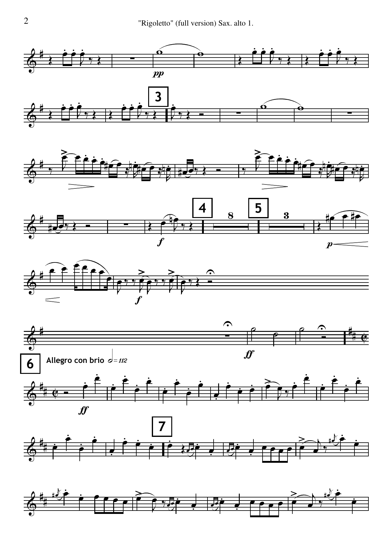 Rigoletto Fantasy Full PARTS — page 2
