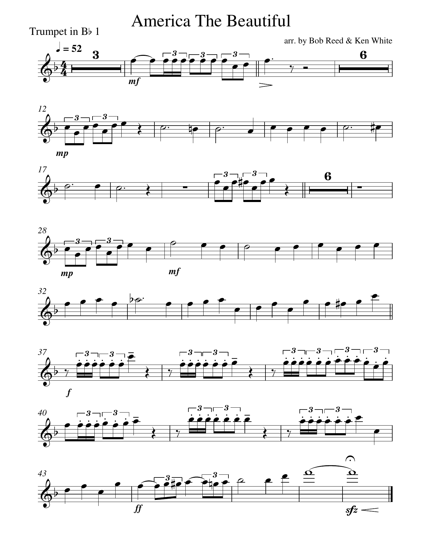 ATB Trpt — sheet music cover (first page)
